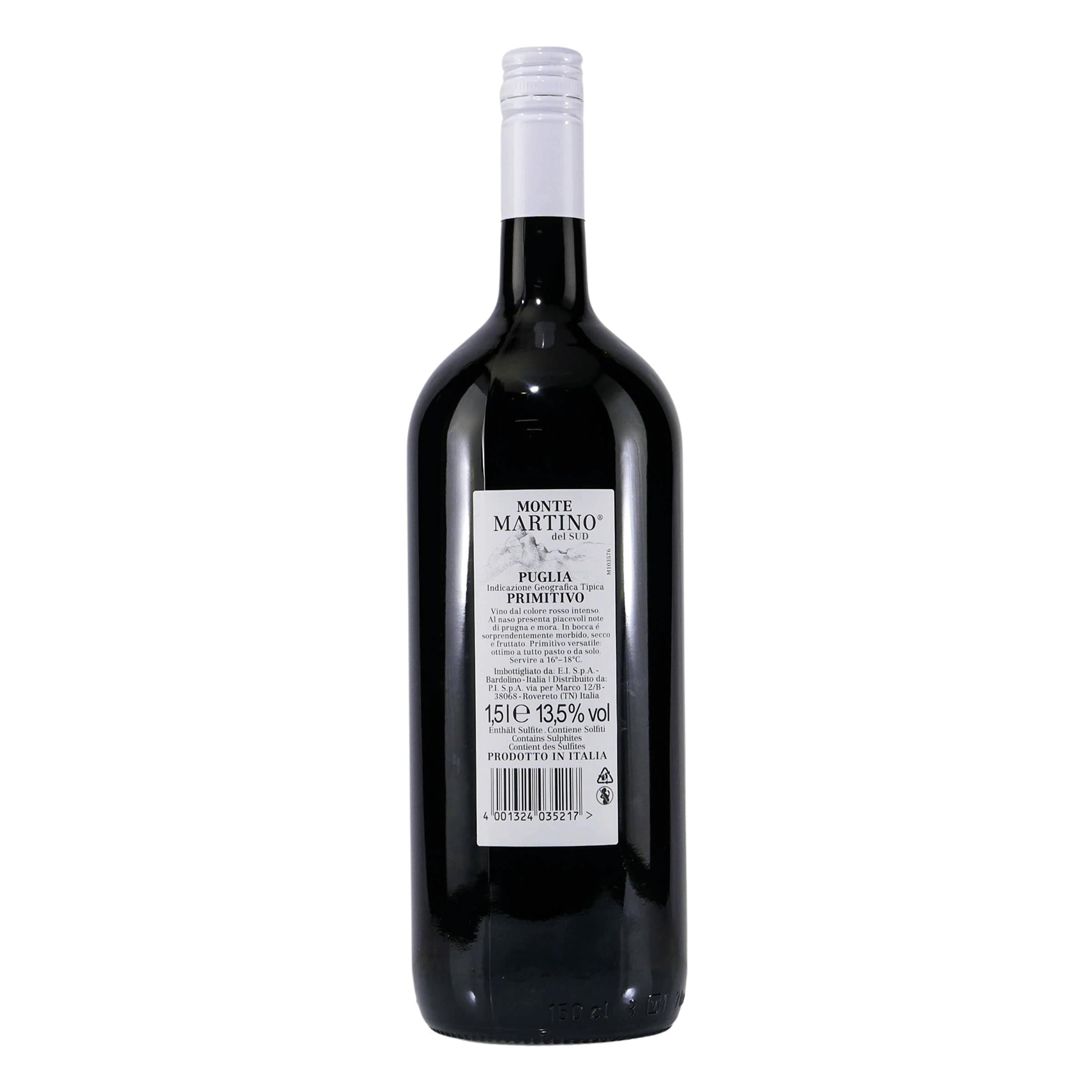 Monte Martino Primitivo -trocken- (6 x 1,5L)
