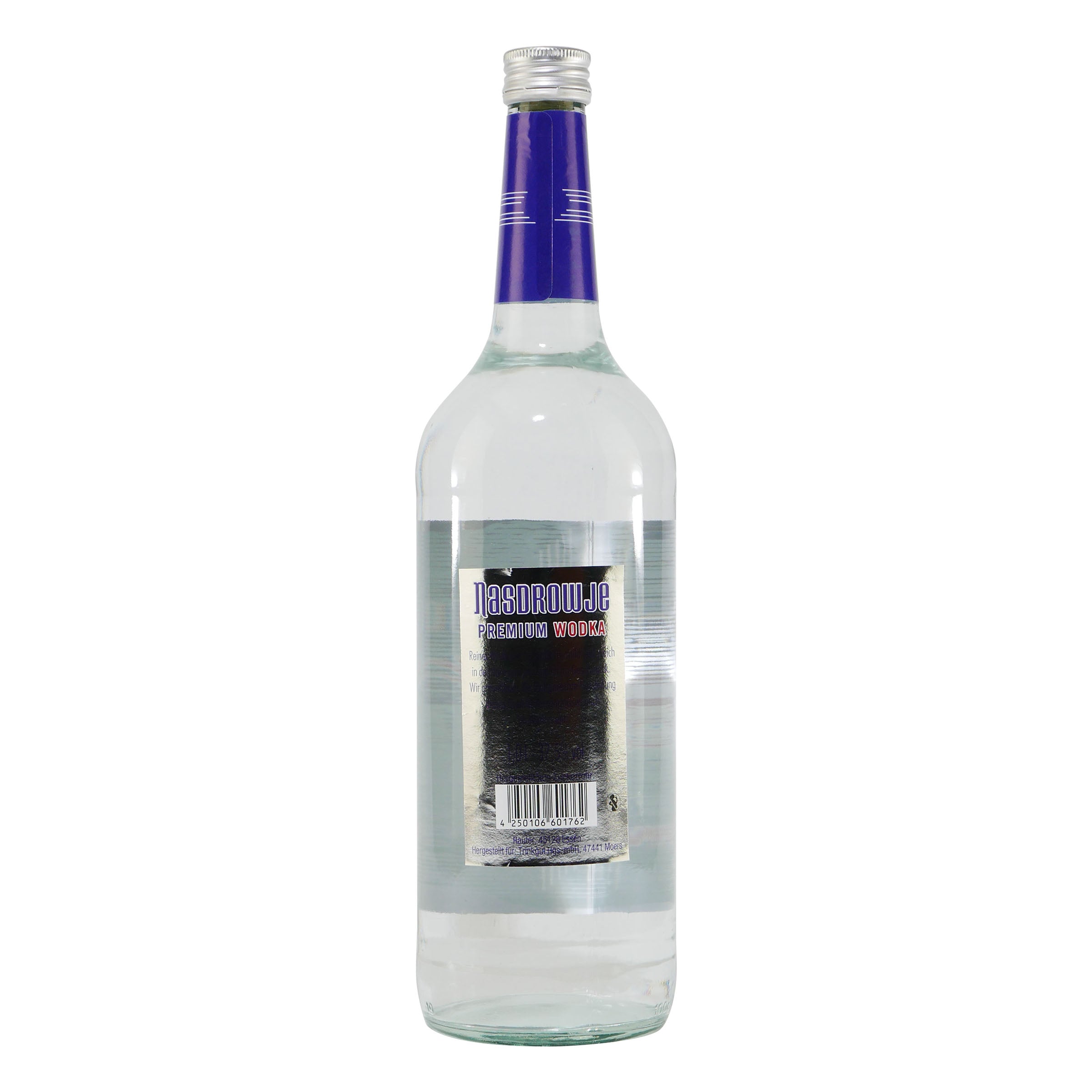 Nasdrowje Premium Wodka mit Geschenk-Holzkiste
