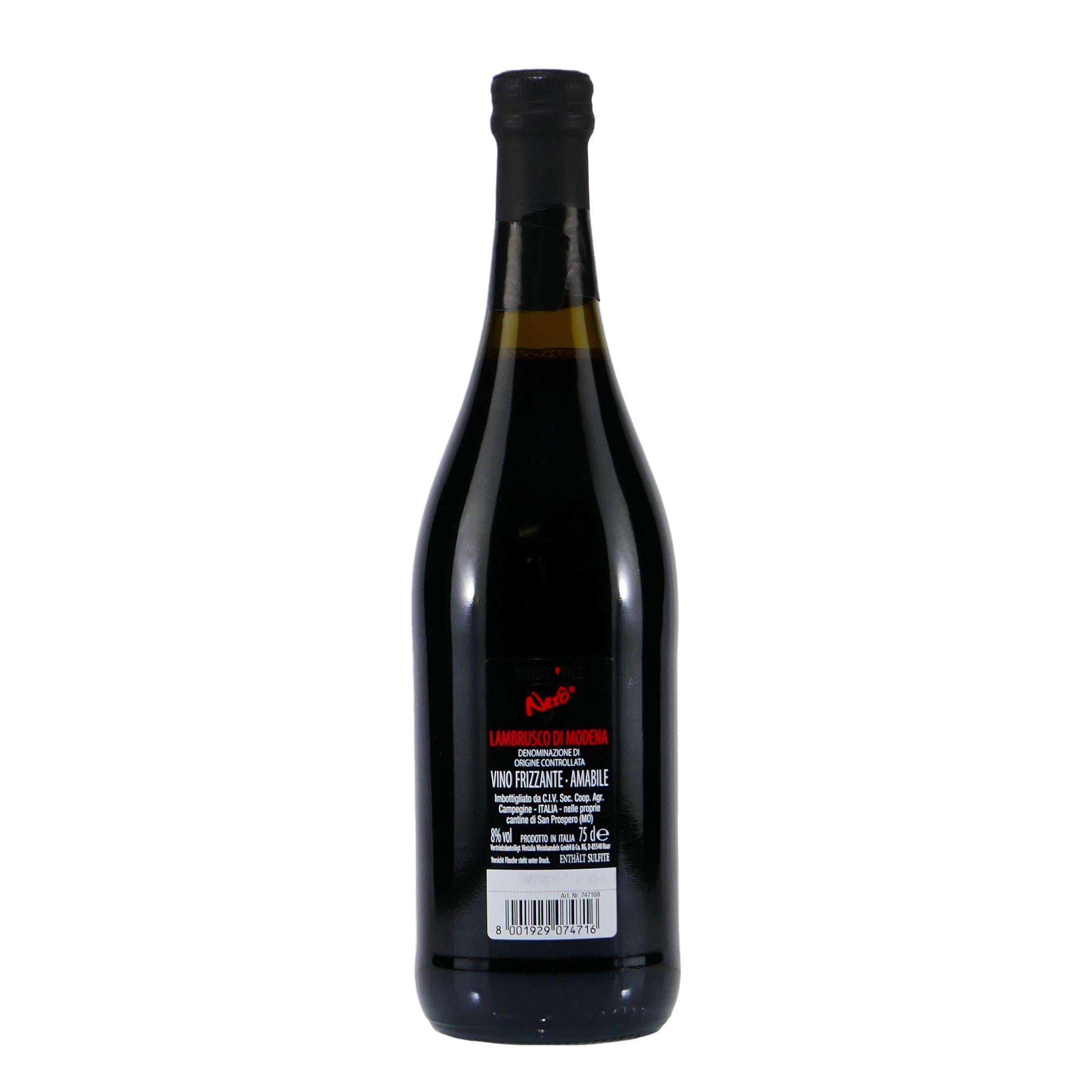 Linea Vini Neró Lambrusco di Modena -lieblich- (6 x 0,75L)