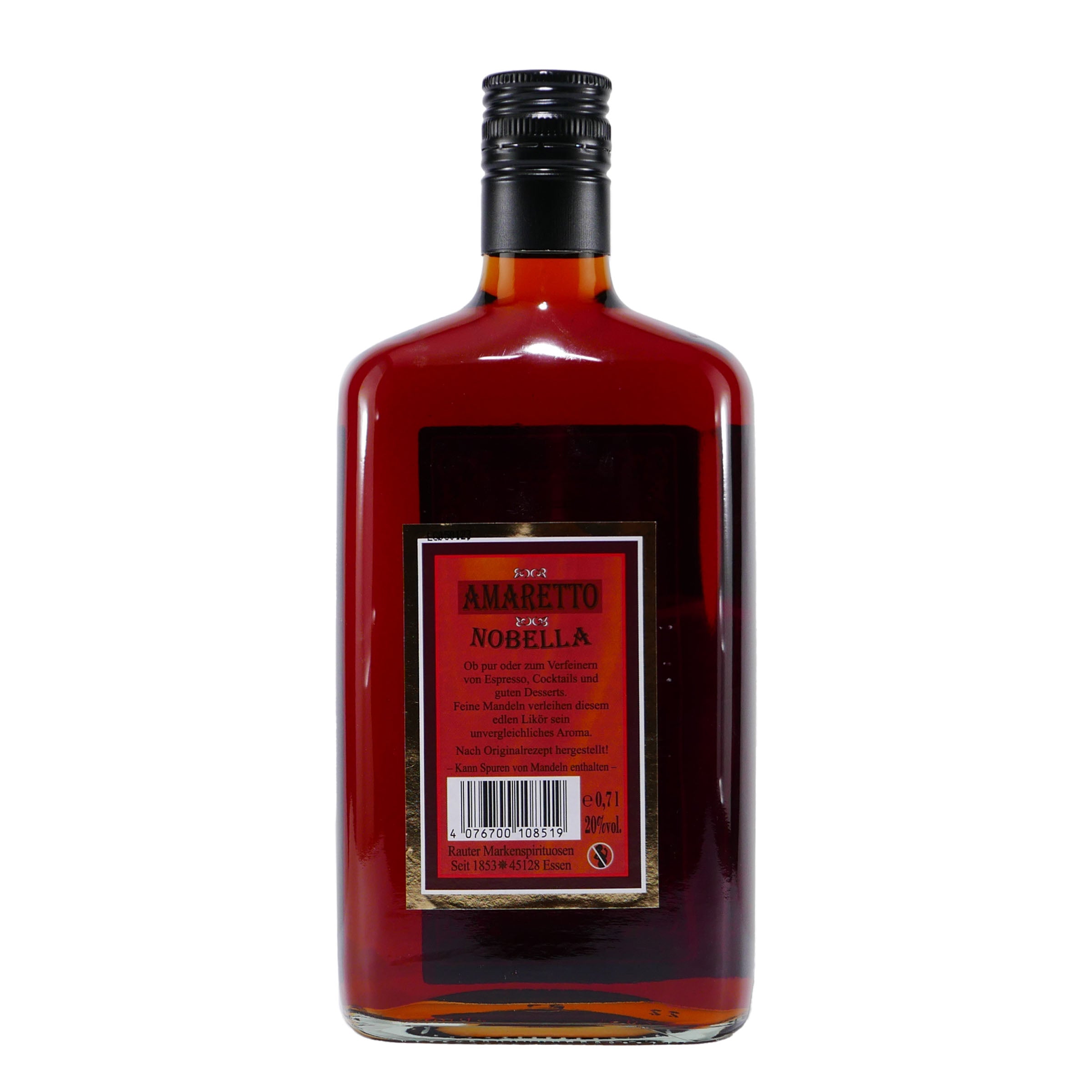 Nobella Amaretto mit Geschenk-Holzkiste