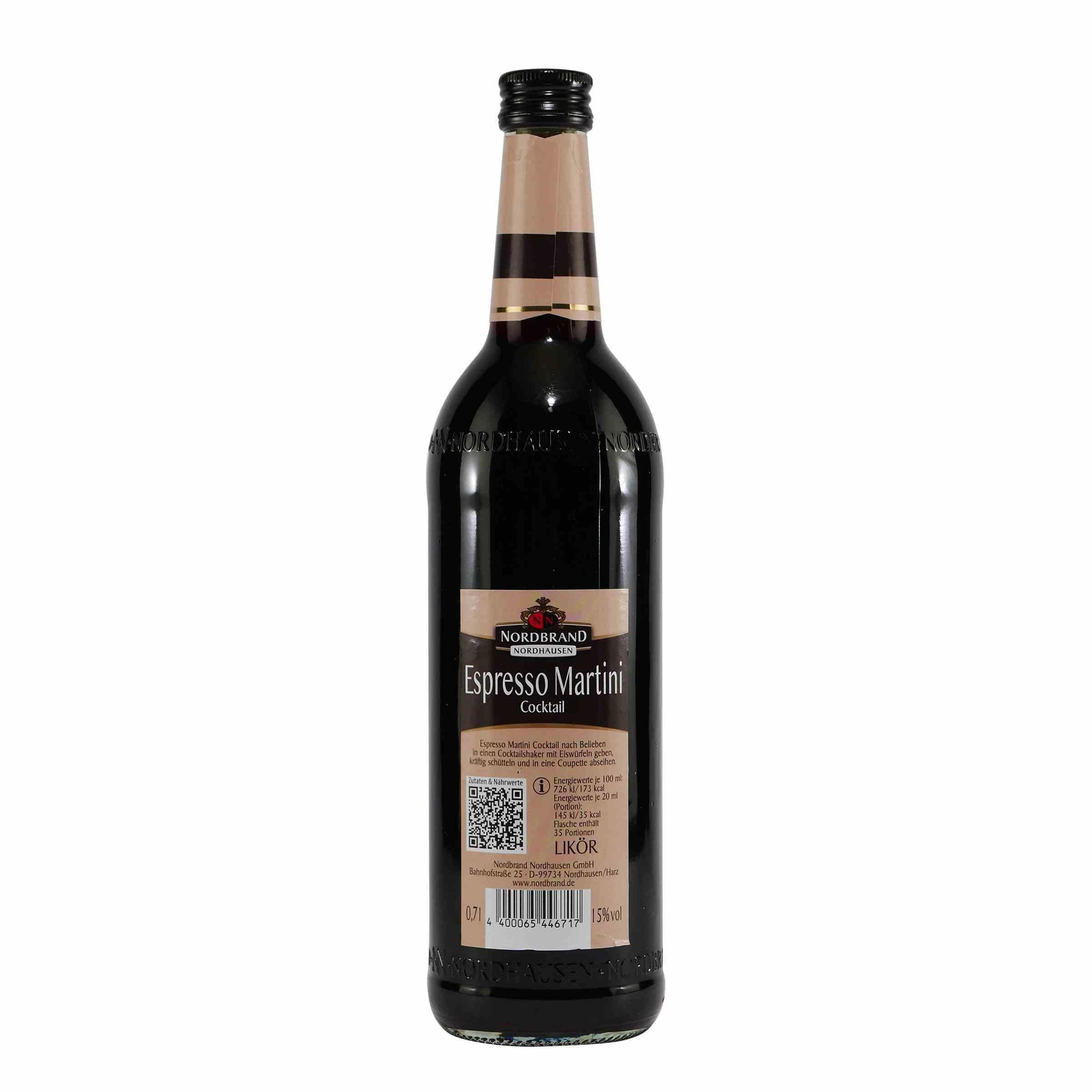 Nordbrand Espresso Martini Cocktail Likör (6 x 0,7L)