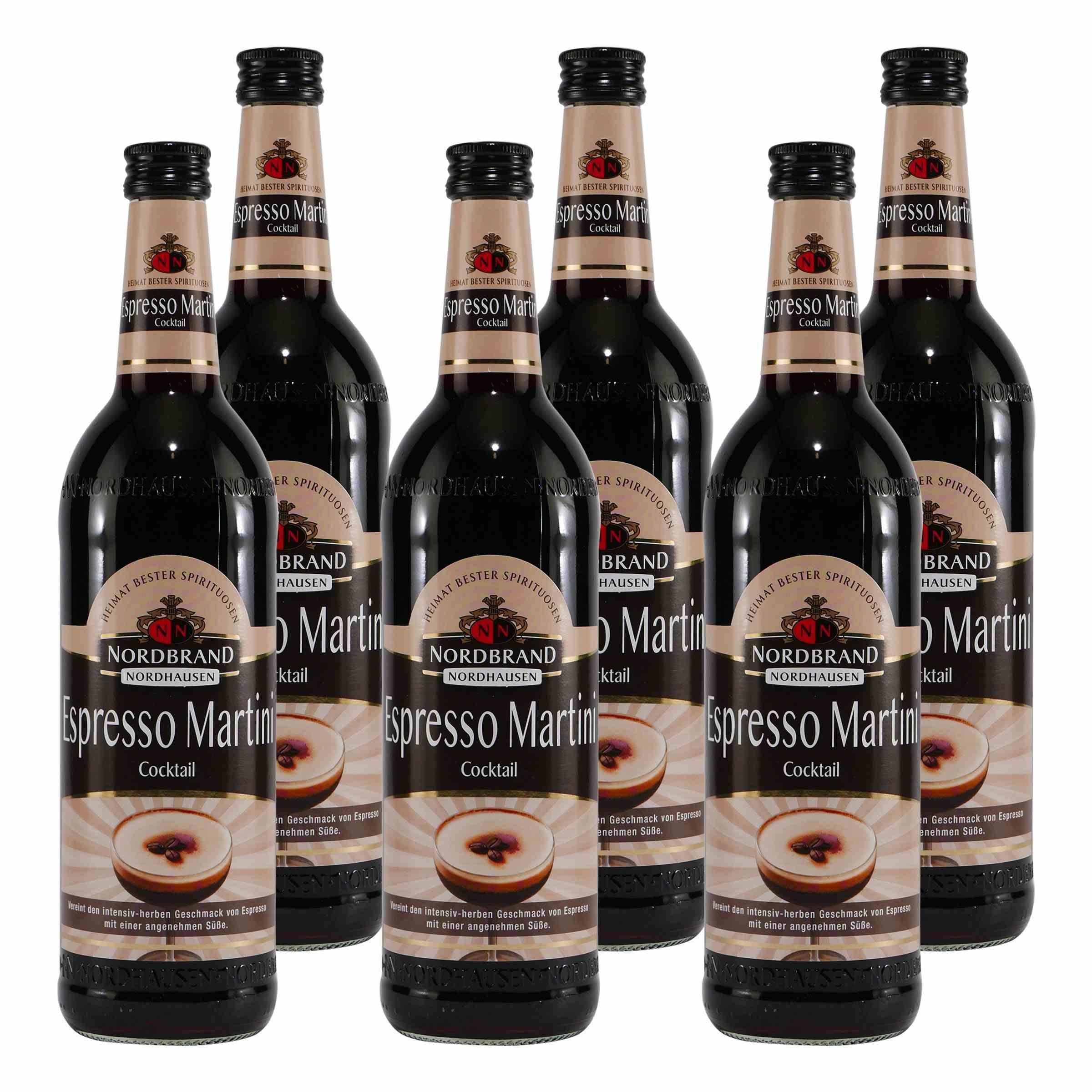 Nordbrand Espresso Martini Cocktail Likör (6 x 0,7L)