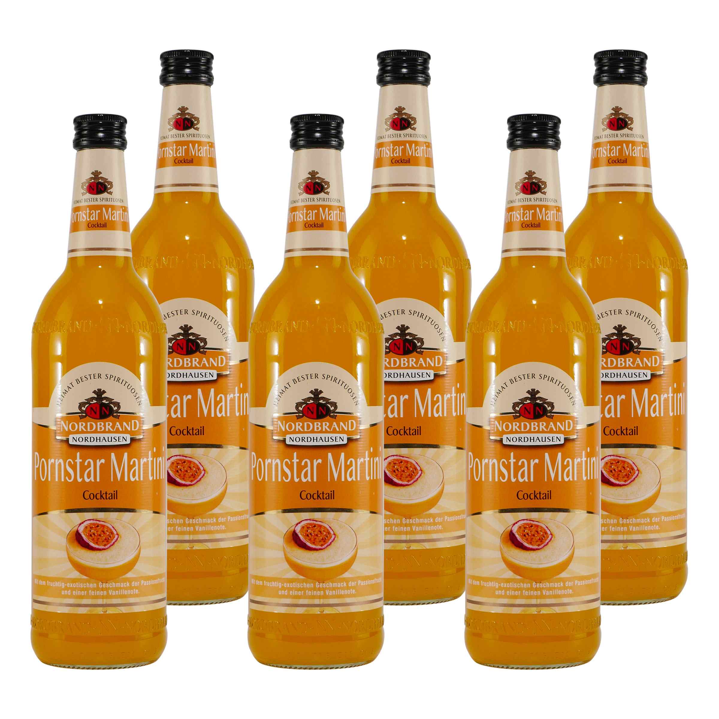 Nordbrand Pornstar Martini Cocktail Likör (6 x 0,7L)