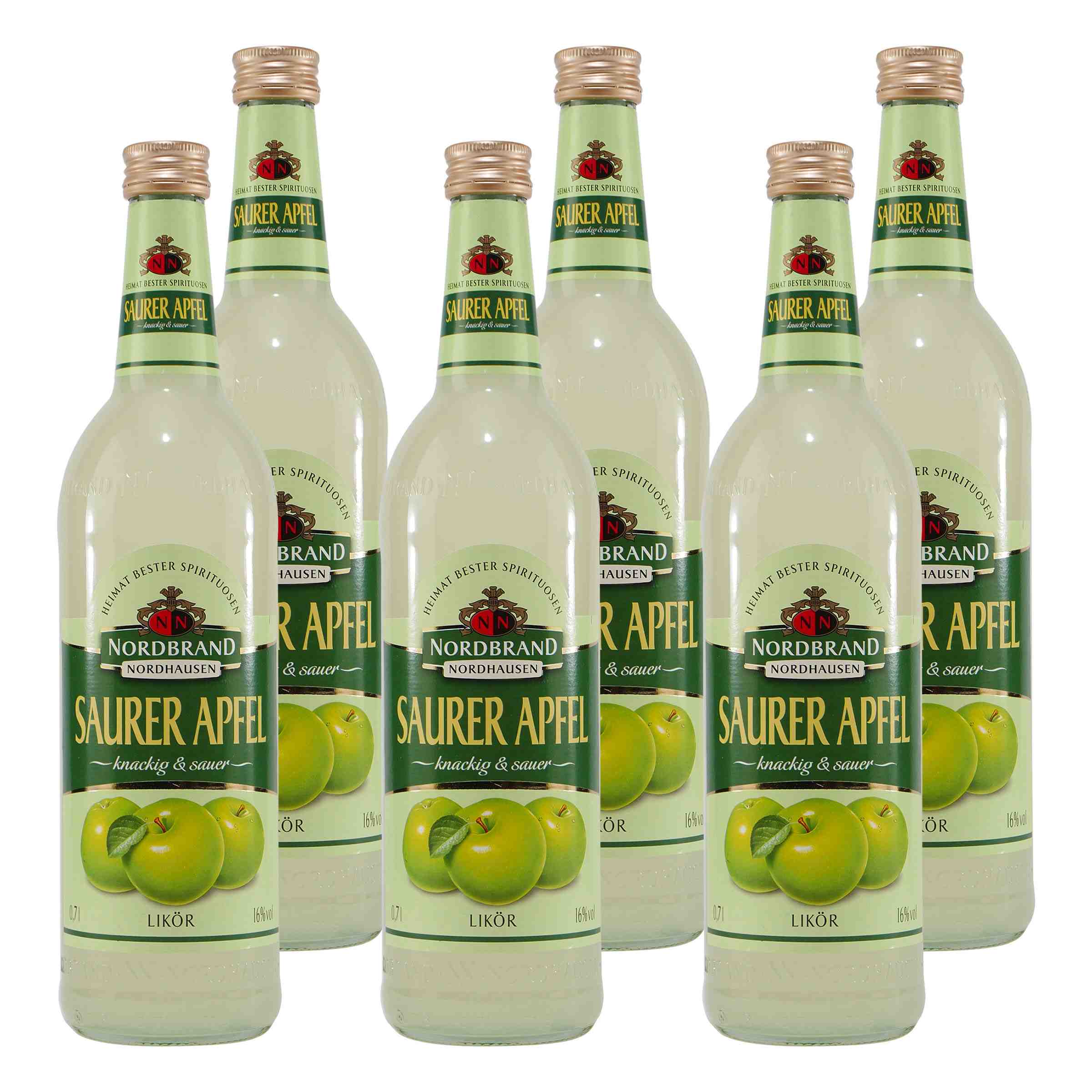 Nordbrand Saurer Apfel Likör (6 x 0,7L)