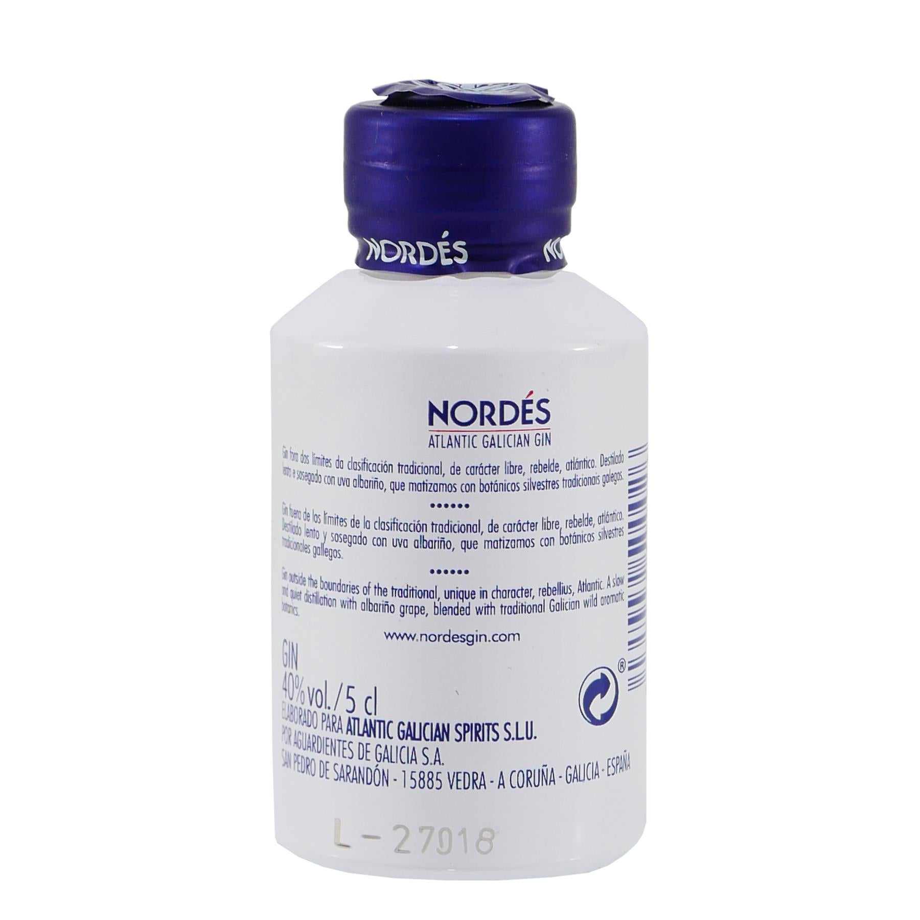 Nordés Atlantic Galician Gin "mini" 0,05L