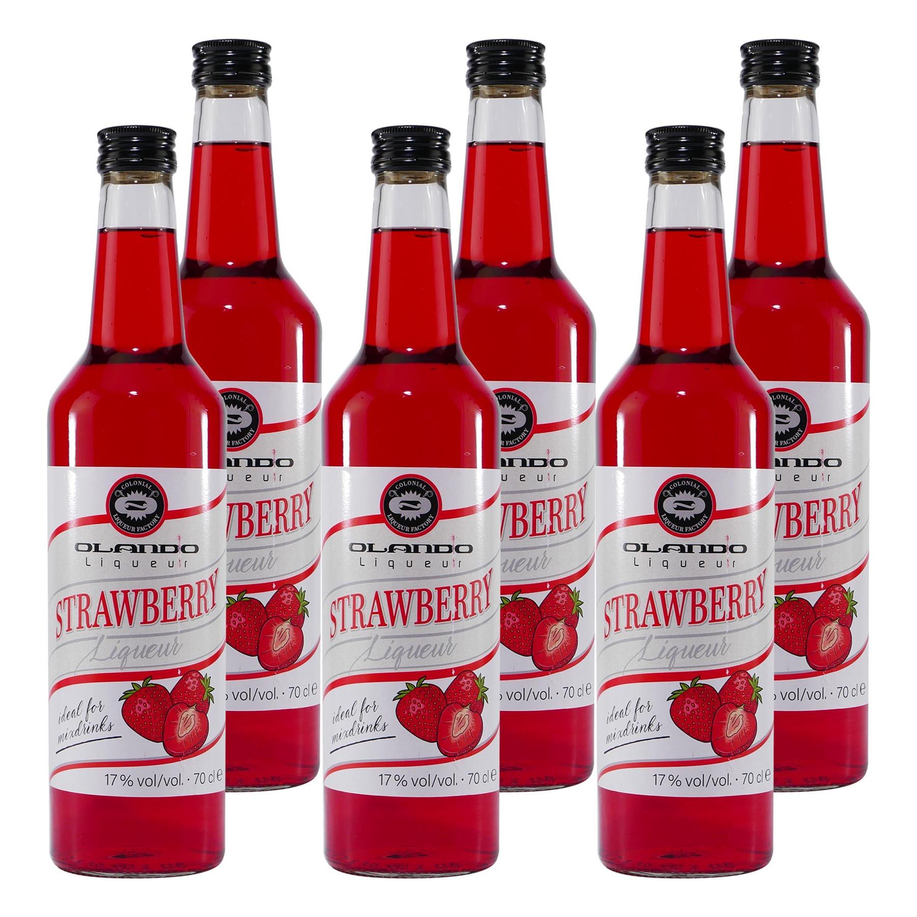 Olando Strawberry Liqueur (6 x 0,7L)