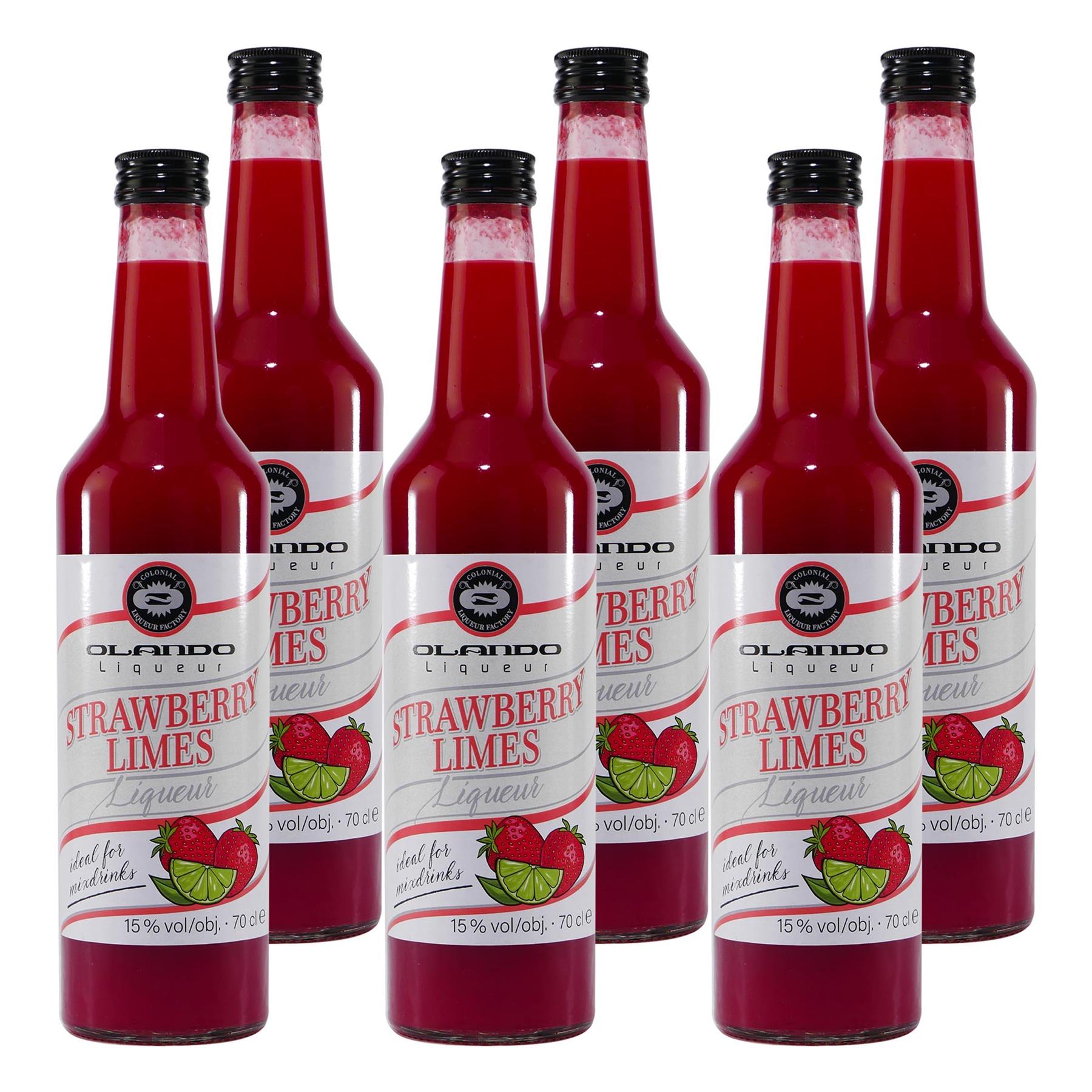 Olando Strawberry-Limes Liqueur (6 x 0,7L)