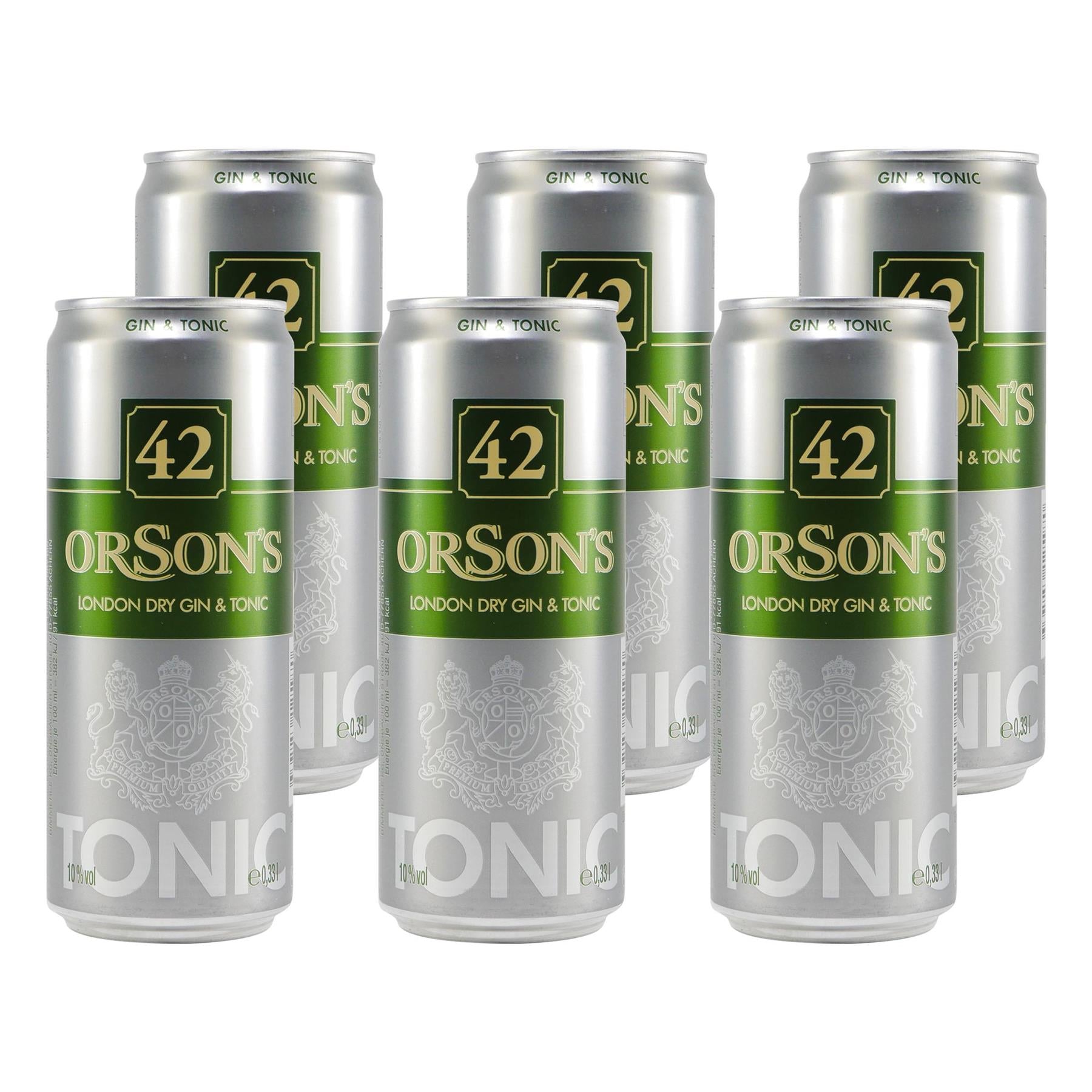 Orson´s London Dry Gin & Tonic (12 x 0,33L)