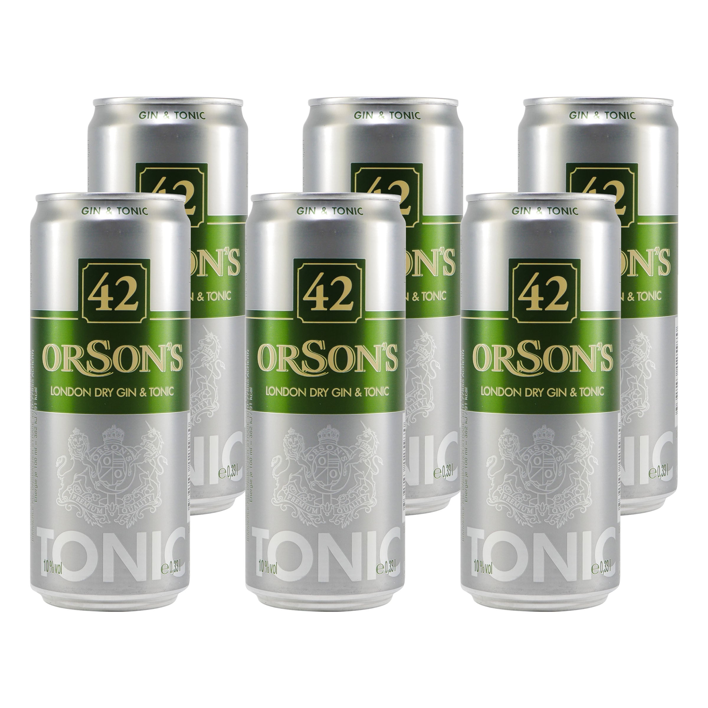 Orson´s London Dry Gin & Tonic (12 x 0,33L)