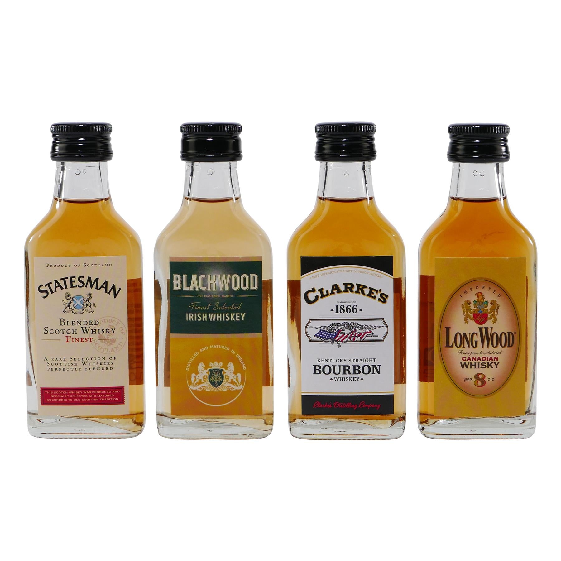 Countries 4 Whiskys Tasting-Set (4 x 0,04L)