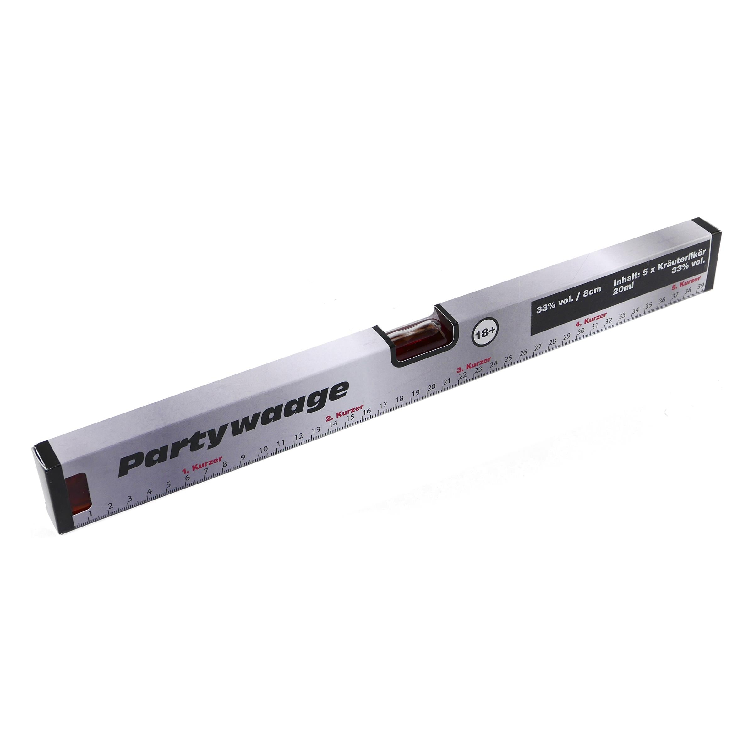 Partywaage Silber Kräuterlikör (5 x 0,02L)