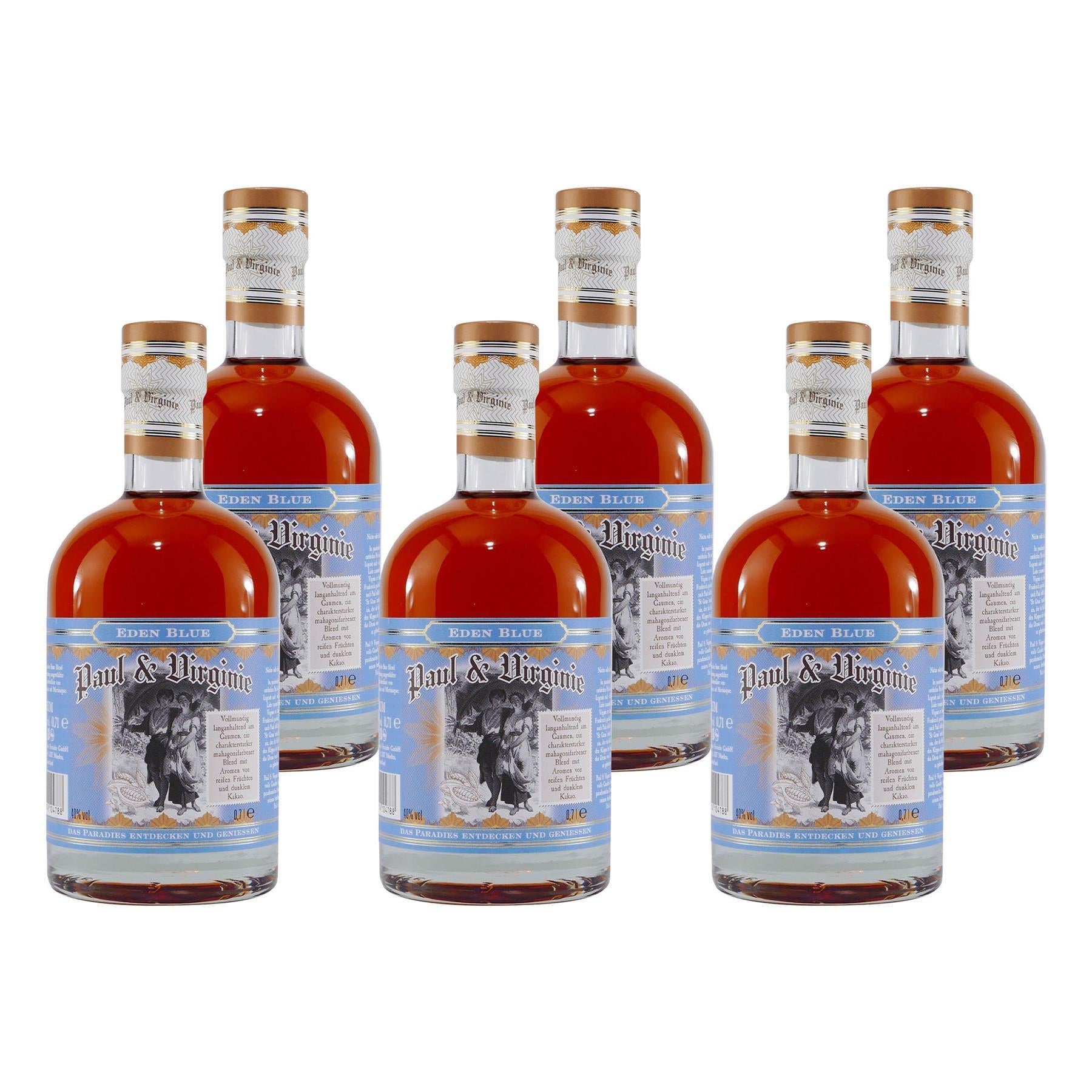 Paul & Virginie Eden Blue Rum (6 x 0,7L)