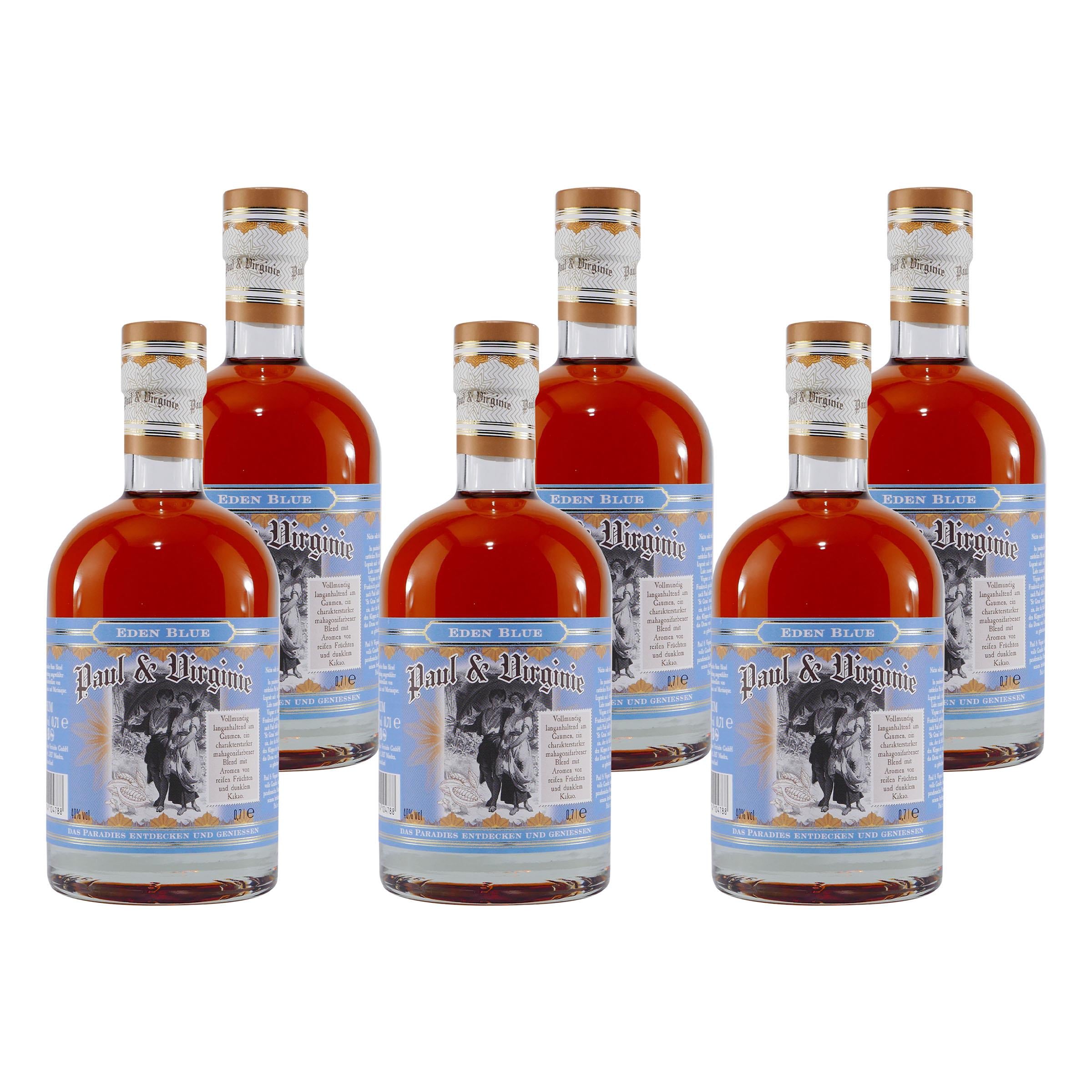 Paul & Virginie Eden Blue Rum (6 x 0,7L)