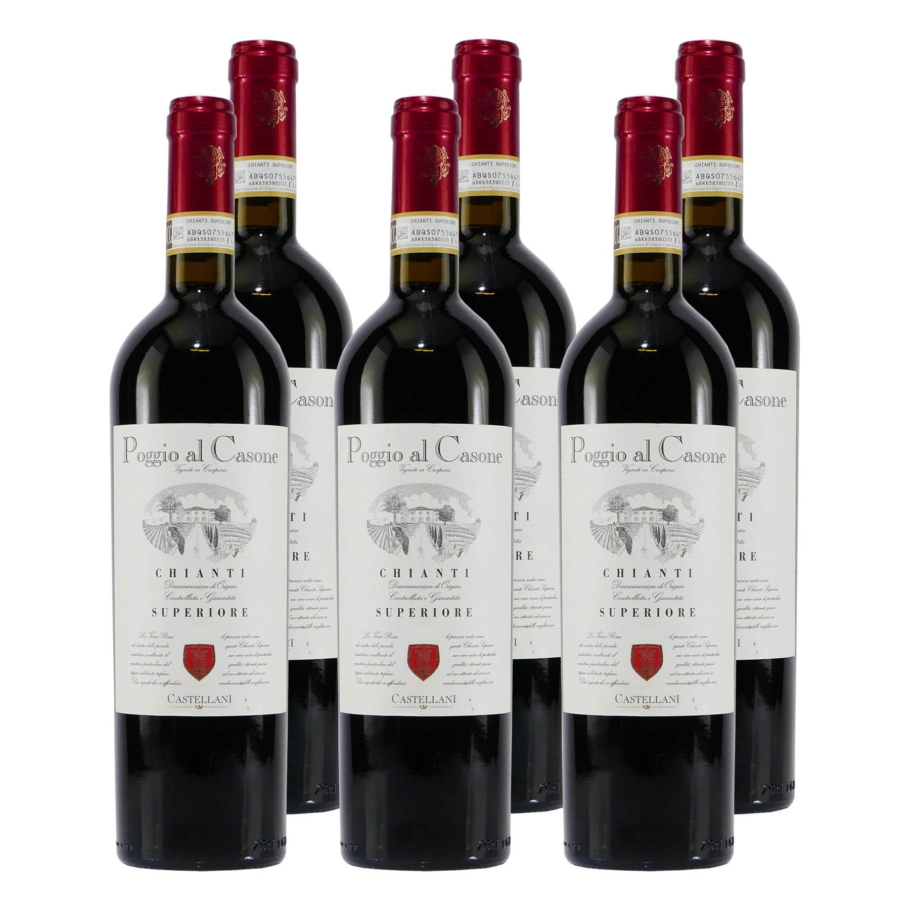 Poggio al Casone Chianti Superiore -trocken- 6 x 0,75L)