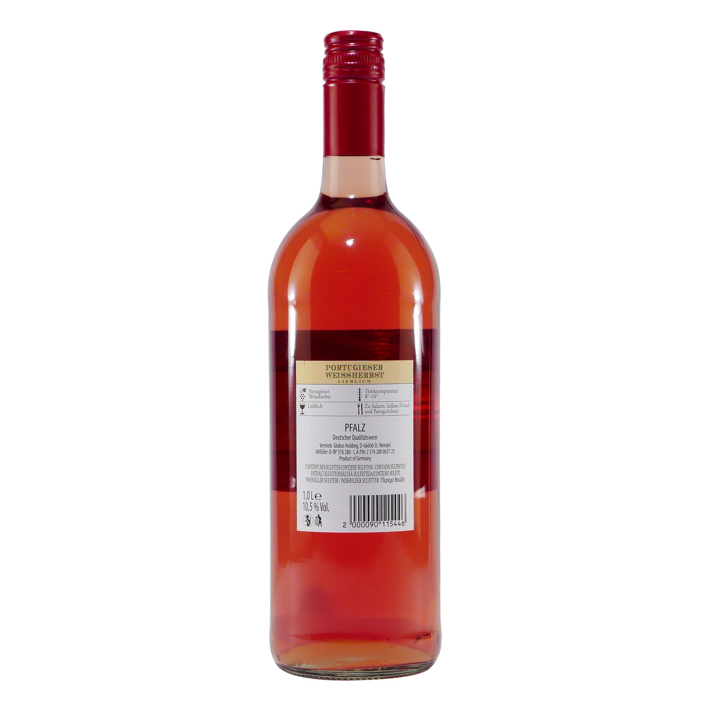 Pfalz Portugieser Weissherbst Roséwein -lieblich- (6 x 1,0L)