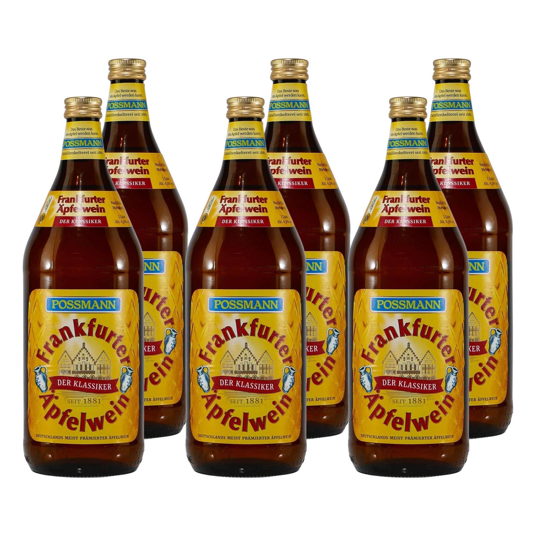 Possmann Frankfurter Äpfelwein (6 x 1,0L)