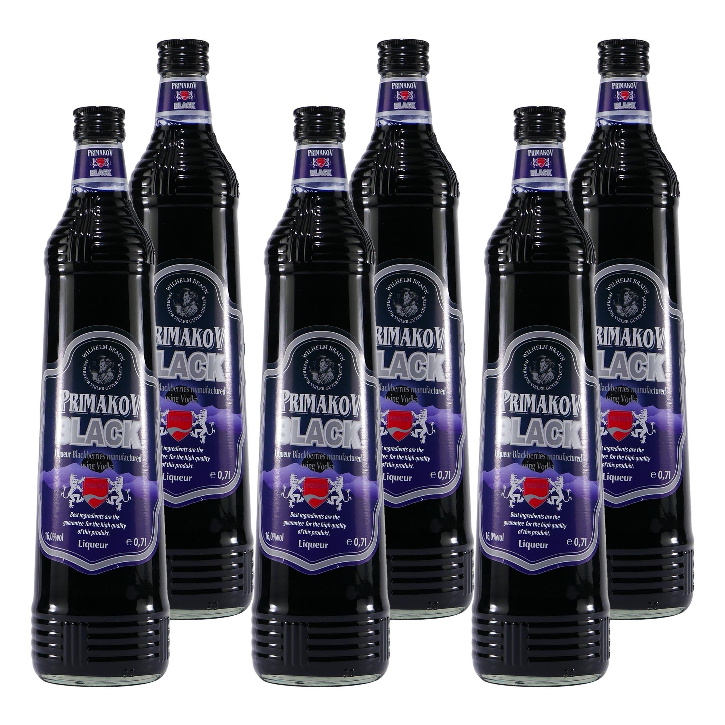 Primakov Black Brombeer-Likör (6 x 0,7L)