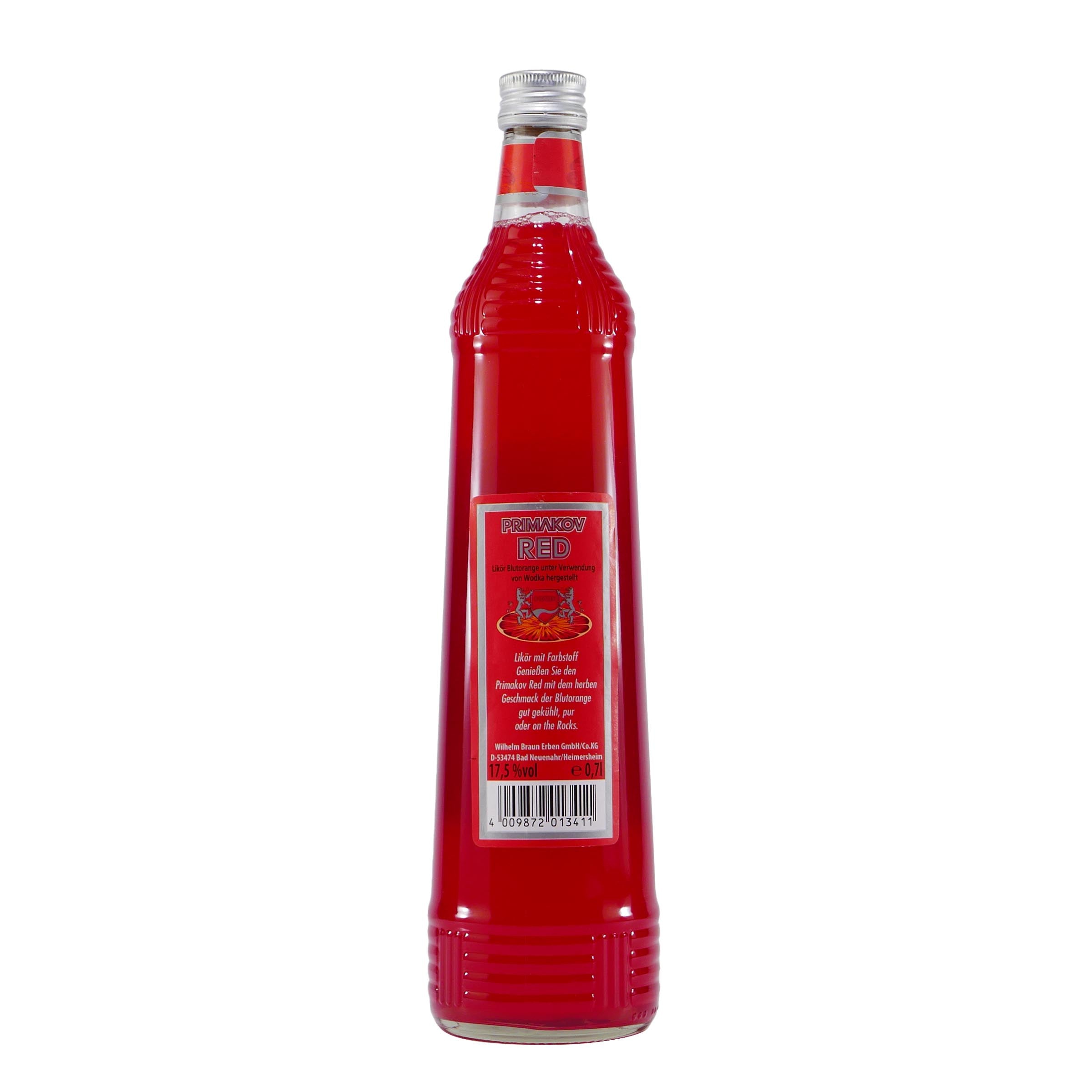 Primakov Red Blutorangen-Likör (6 x 0,7L)