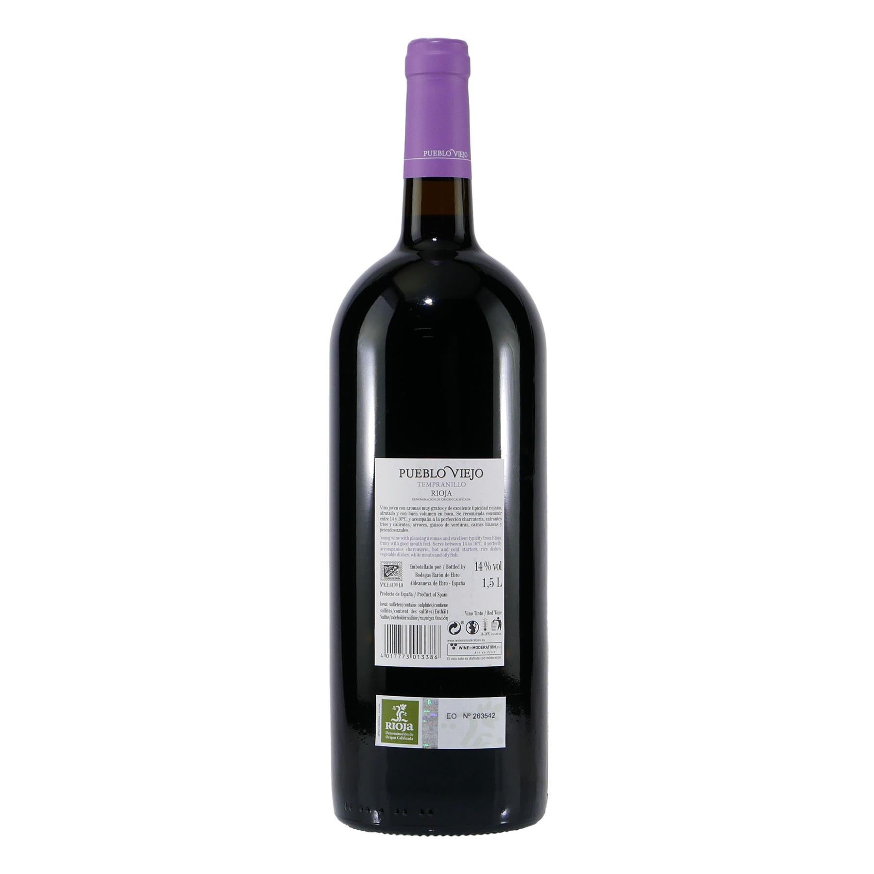 Pueblo Viejo Tempranillo DOC -trocken- (6 x 1,5L)