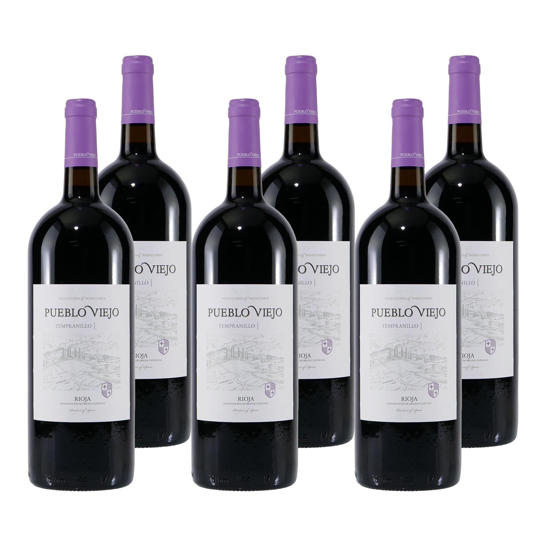Pueblo Viejo Tempranillo DOC -trocken- (6 x 1,5L)