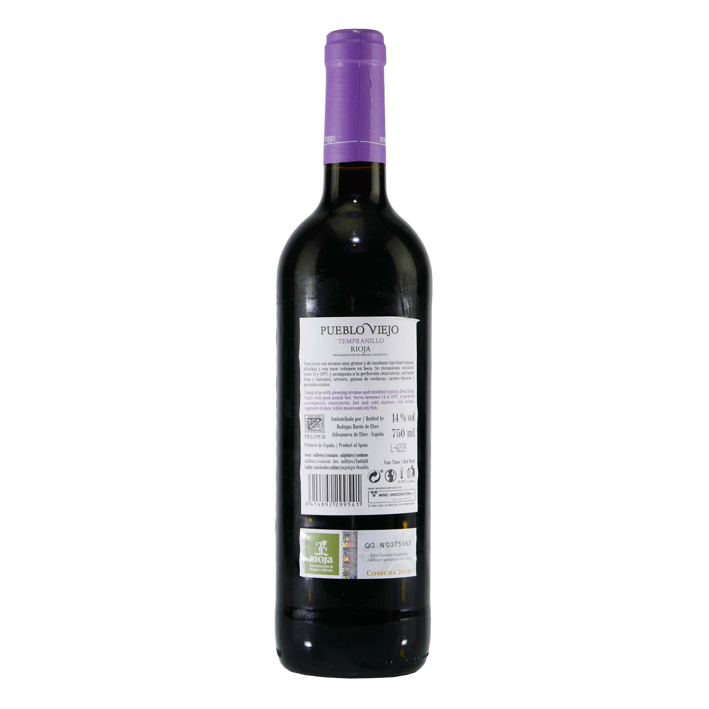 Pueblo Viejo Rioja Tempranillo -trocken- (6 x 0,75L)