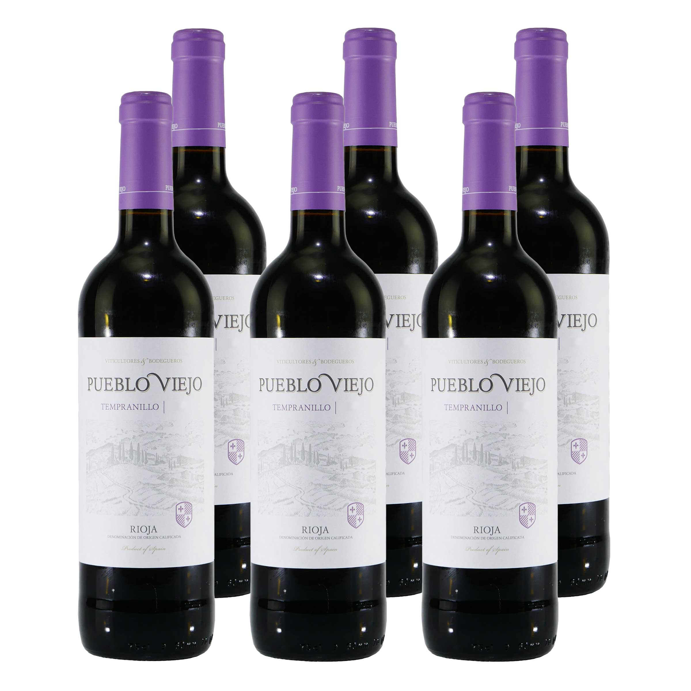 Pueblo Viejo Rioja Tempranillo -trocken- (6 x 0,75L)