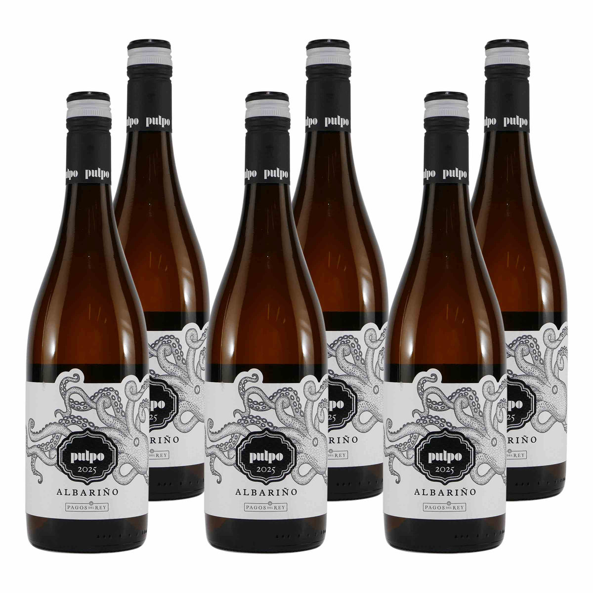 pulpo Albariño Weißwein DOP -trocken- (6 x 0,75)