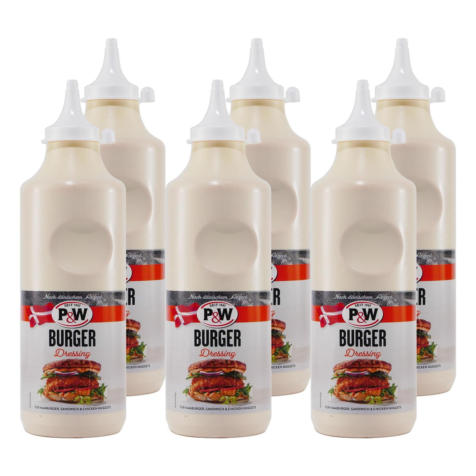 P&W Burger Dressing (6 x 900g)