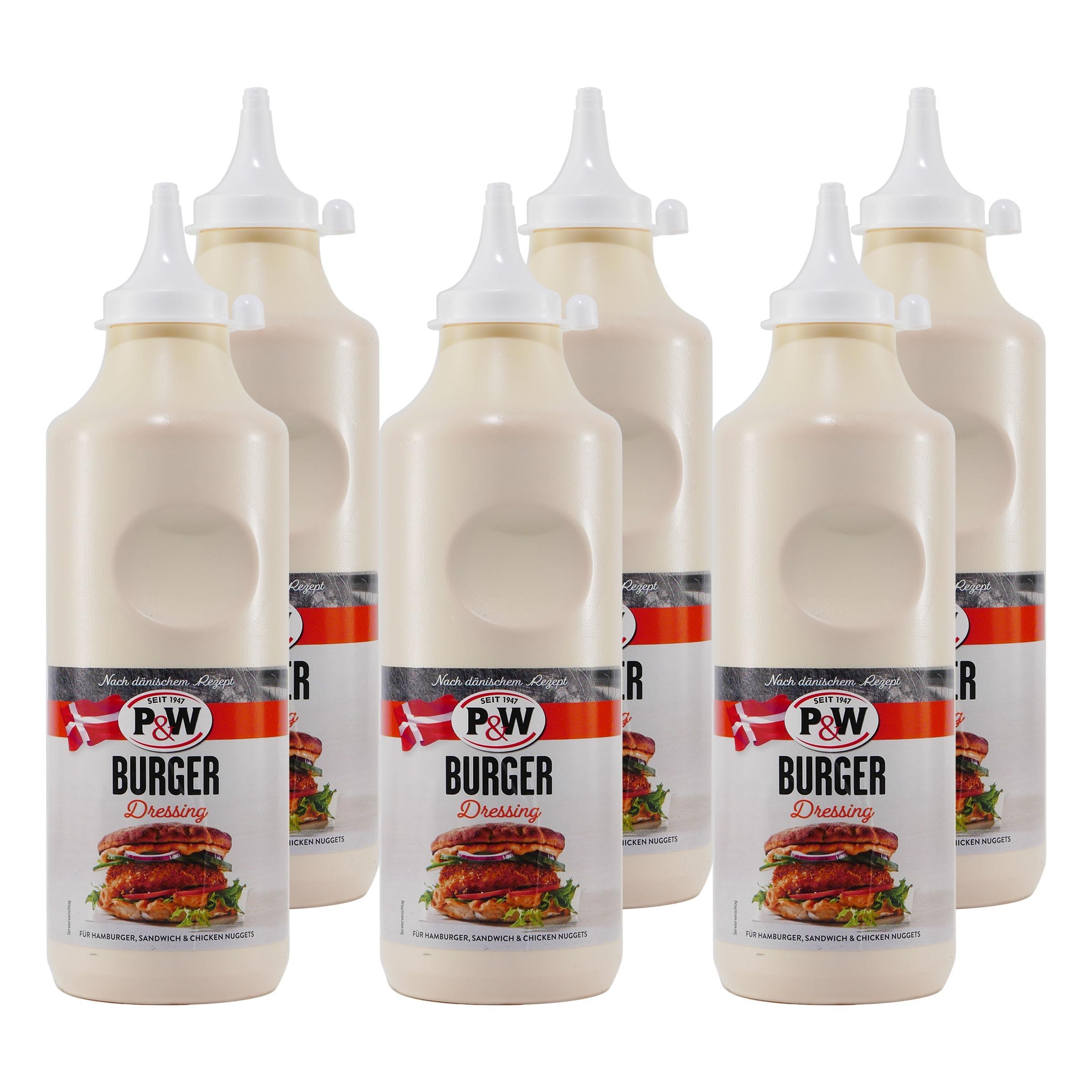 P&W Burger Dressing (6 x 900g)