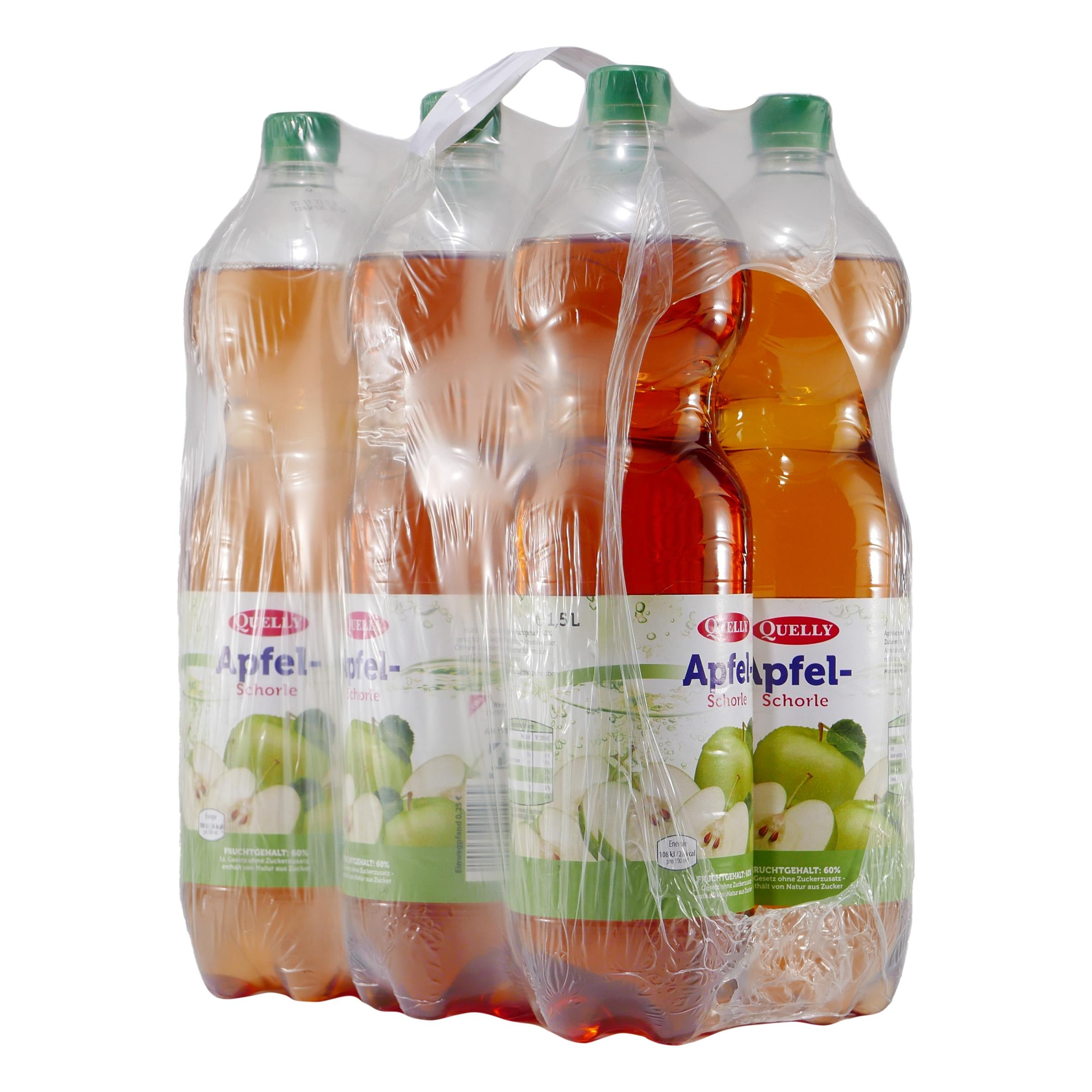 Quelly Apfel-Schorle (6 x 1,5L)