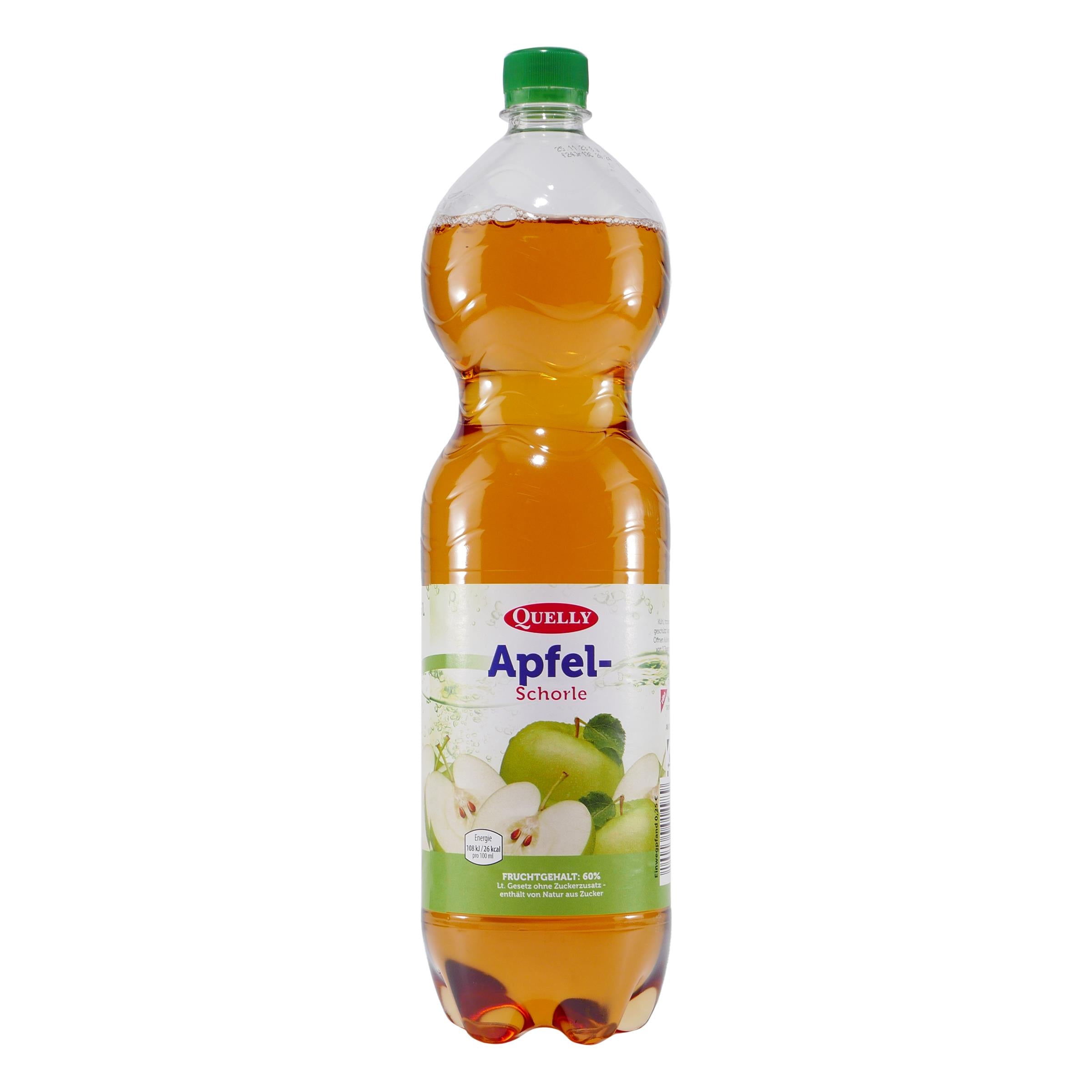 Quelly Apfel-Schorle (6 x 1,5L)