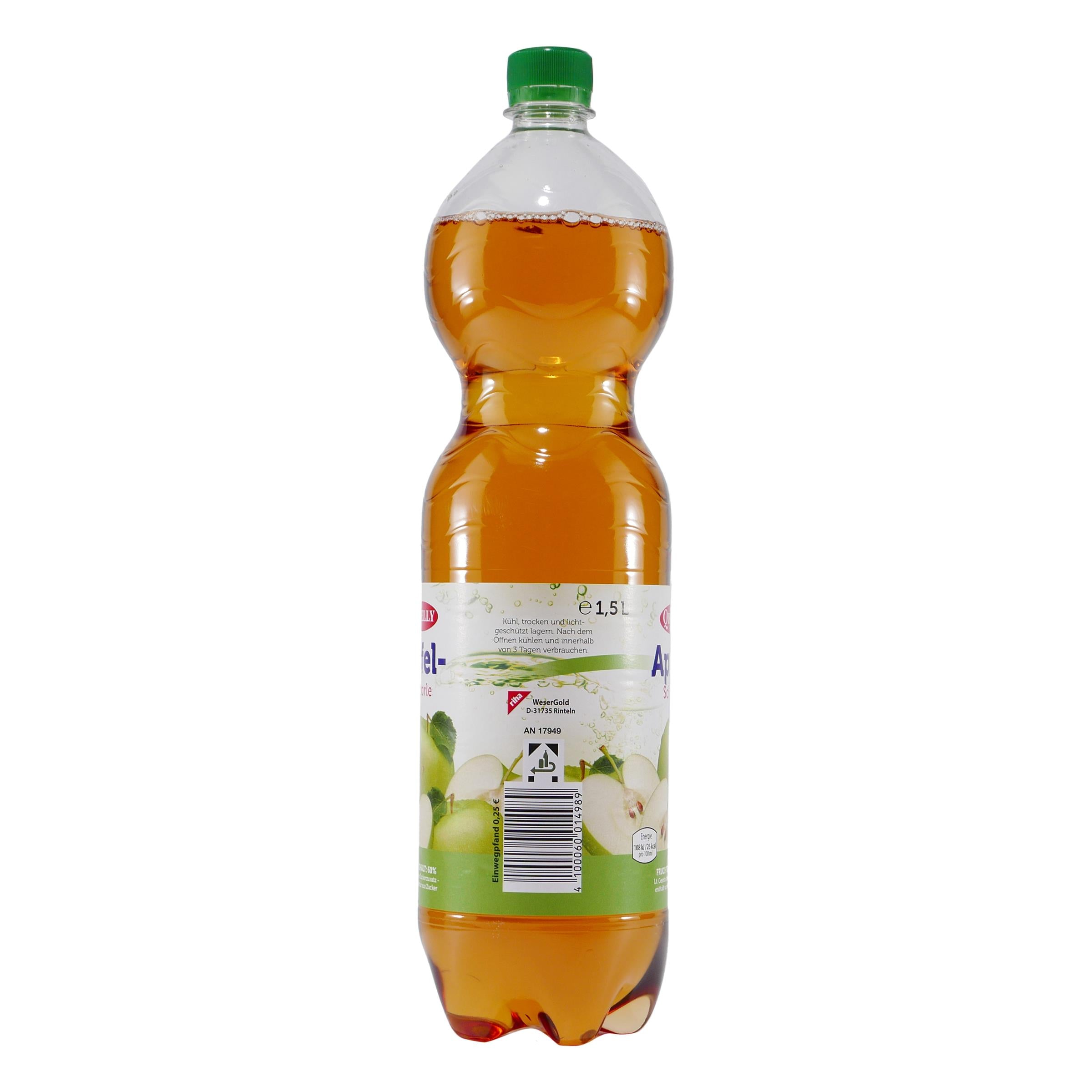 Quelly Apfel-Schorle (6 x 1,5L)