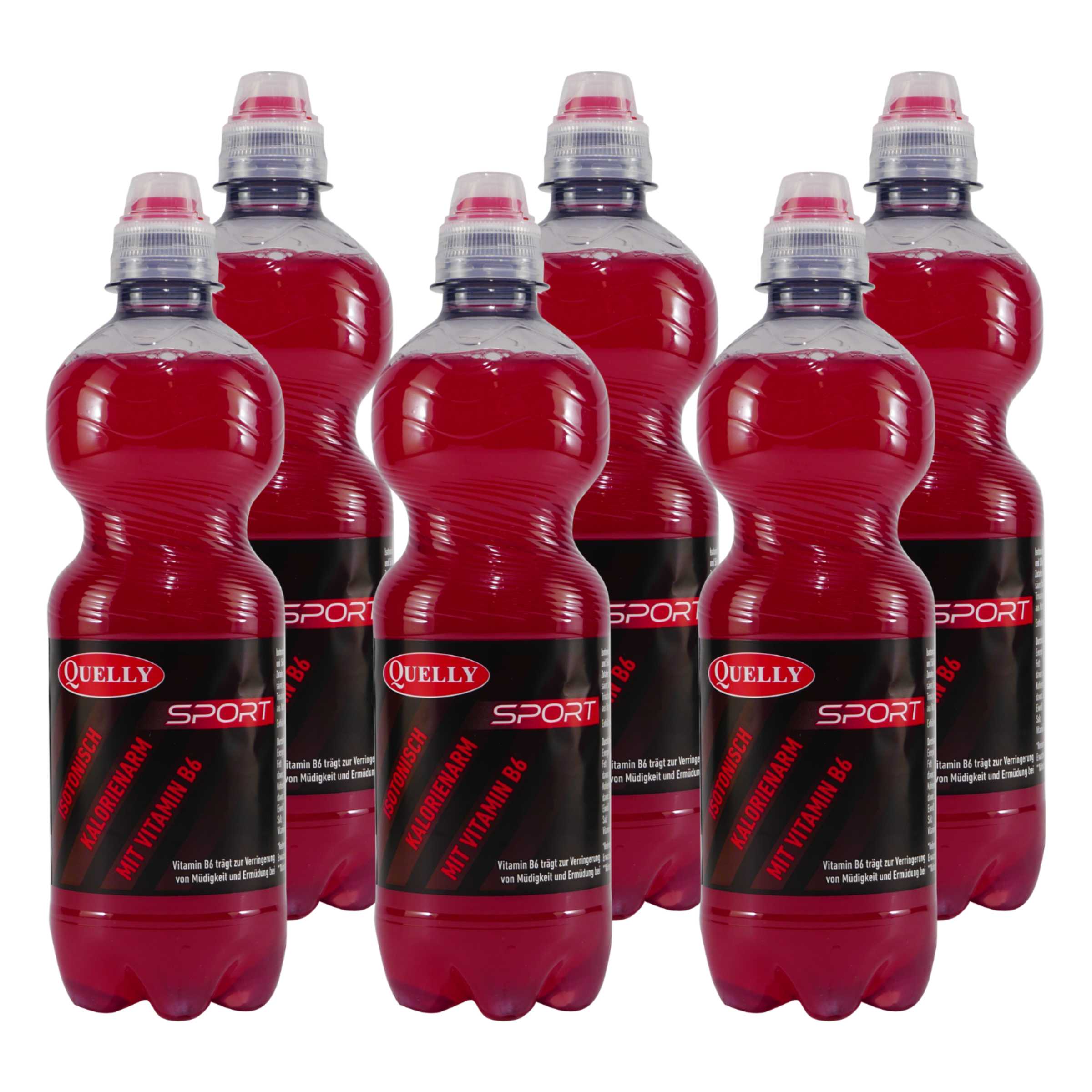 Quelly Sportgetränk Kirsche (6 x 0,5L) EINWEG