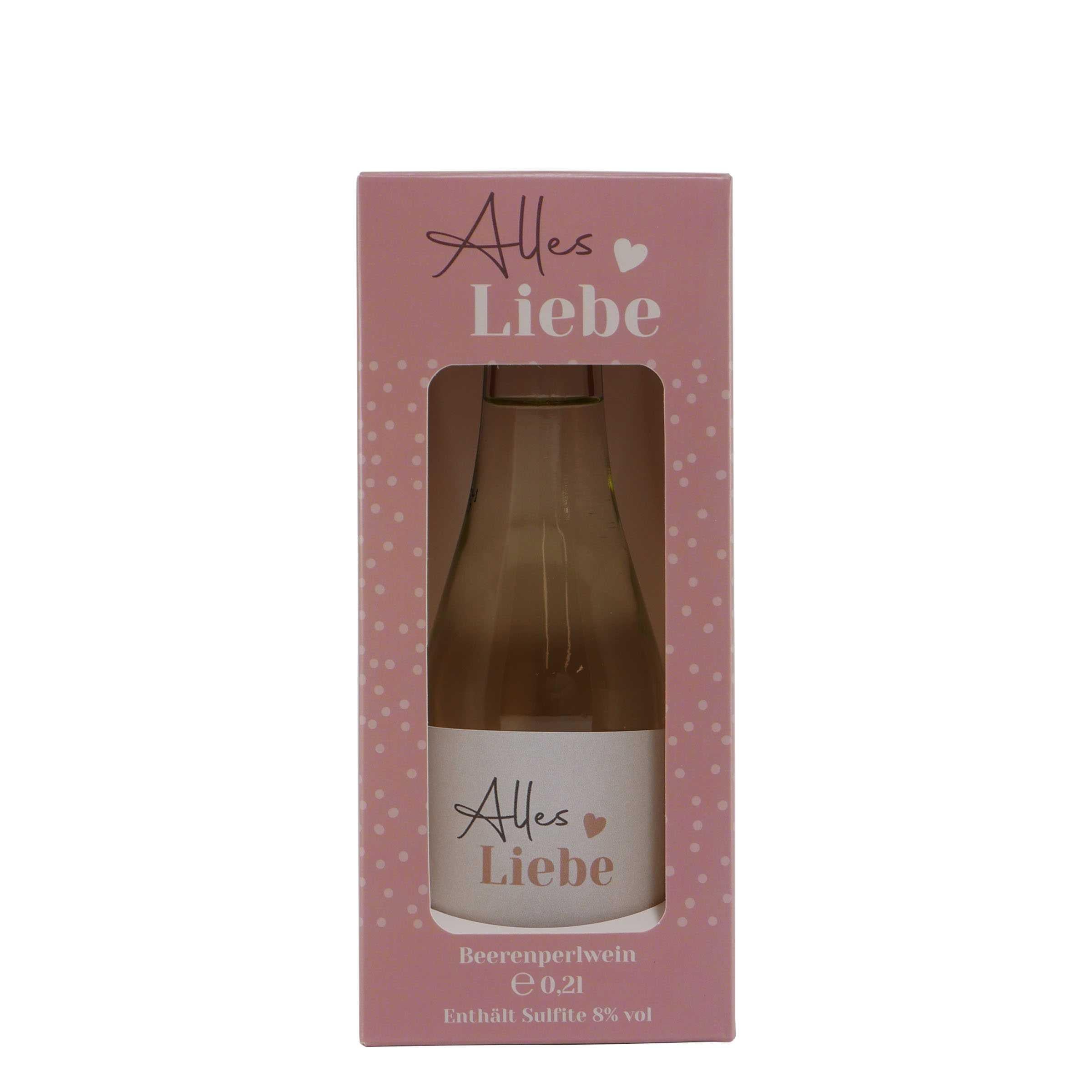 Geschenkverpackung Perlwein "Alles Liebe"