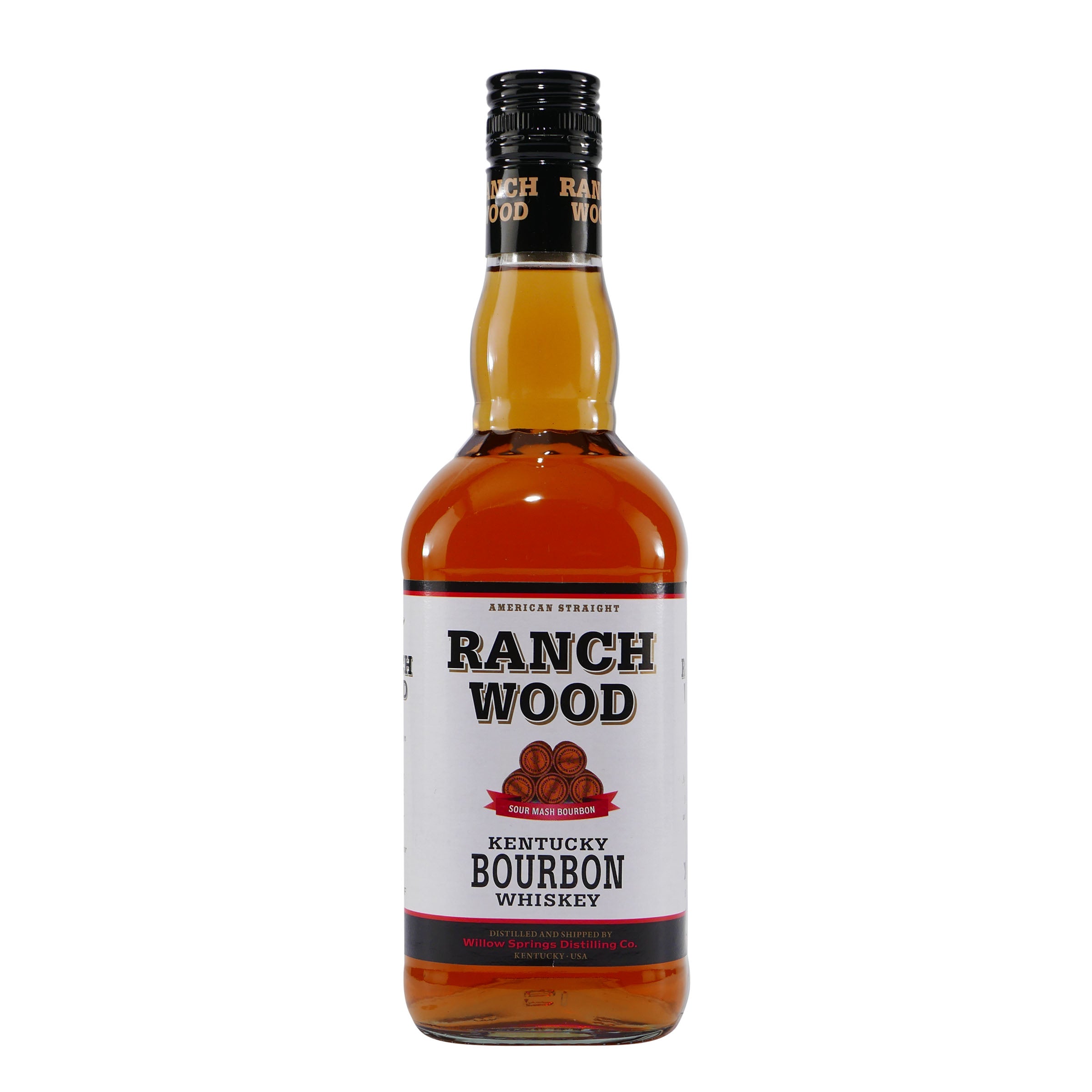 Ranch Wood Kentucky Bourbon Whiskey mit Geschenk-Holzkiste