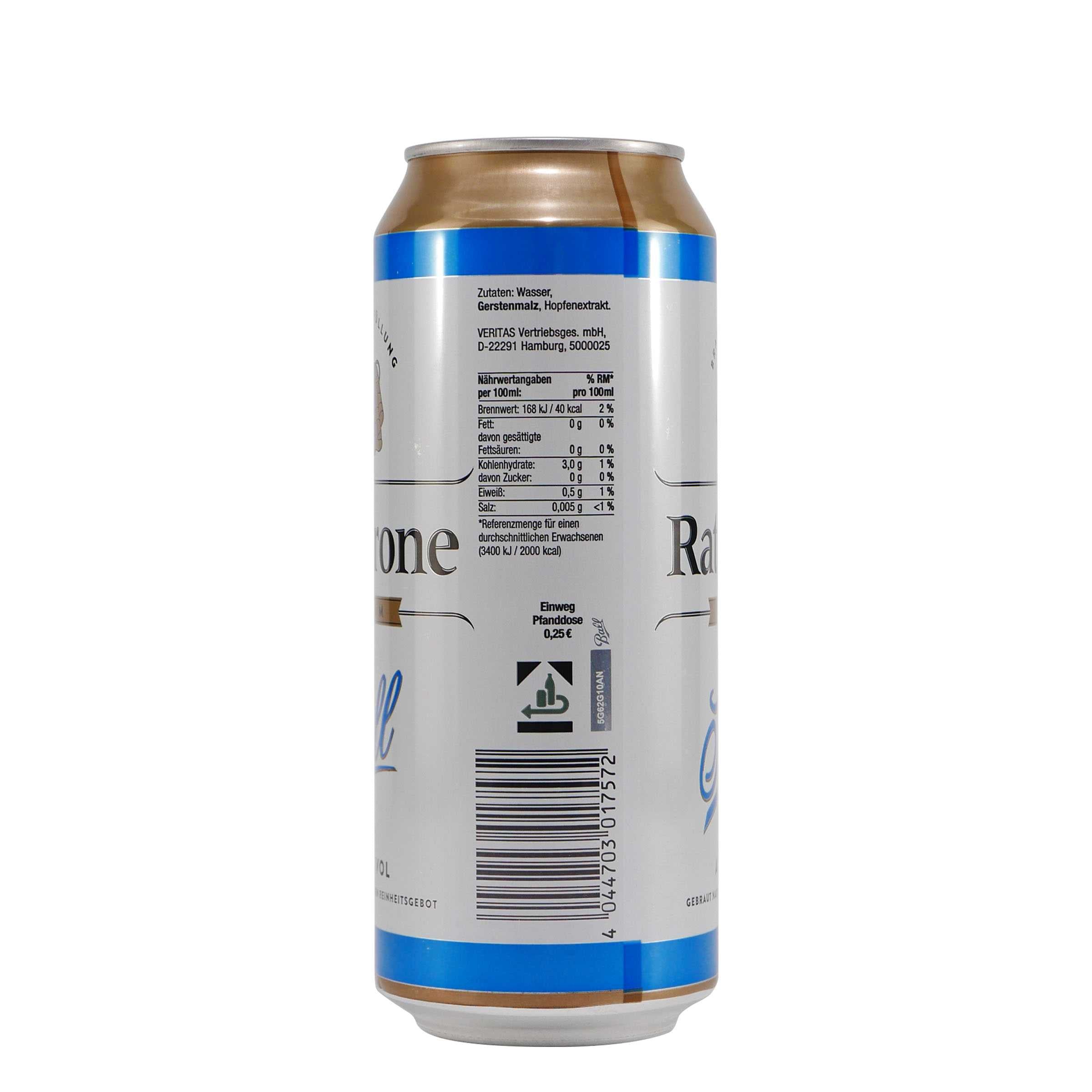 Ratskrone Helles (24 x 0,5L) EINWEG
