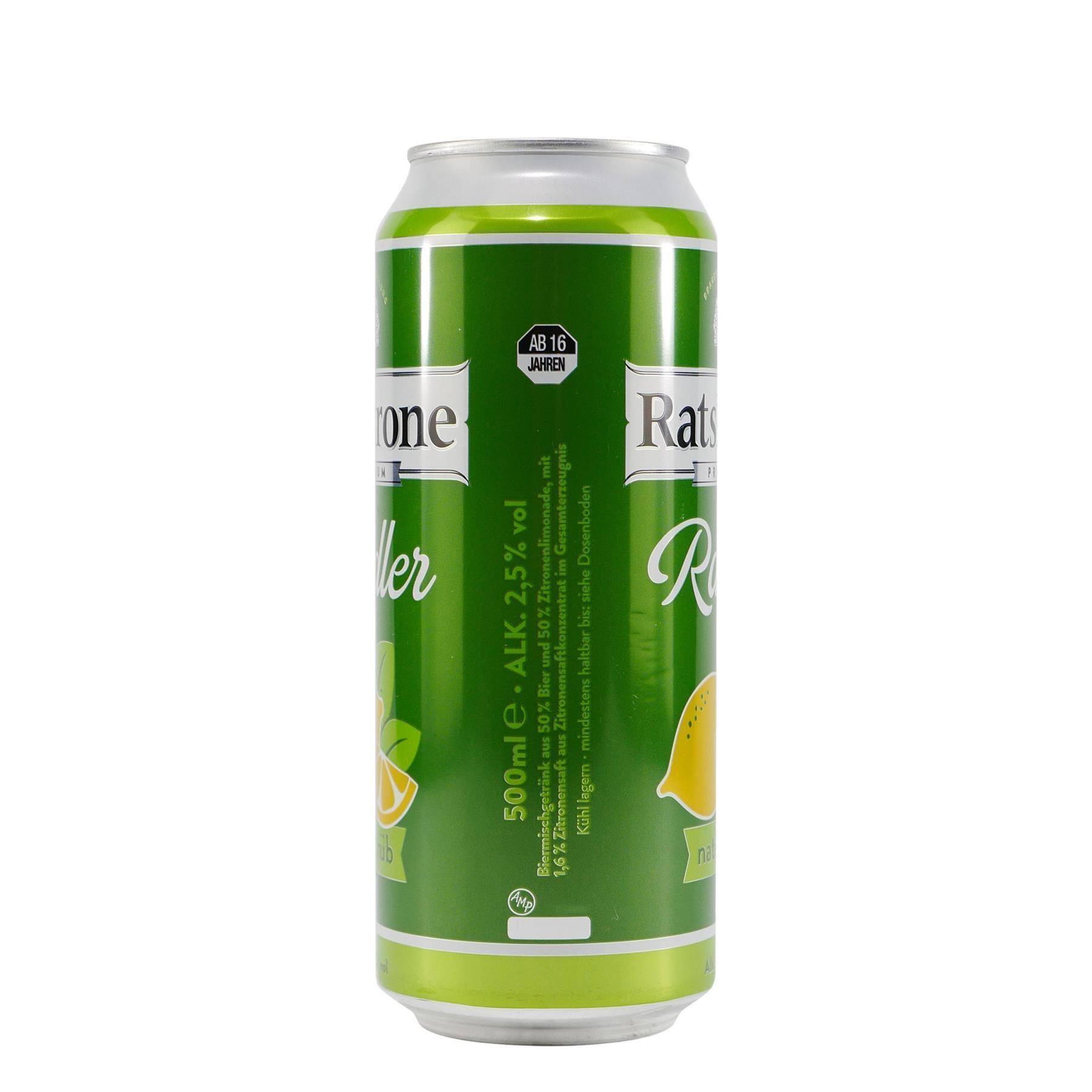 Ratskrone Radler Naturtrüb (24 x 0,5L) EINWEG