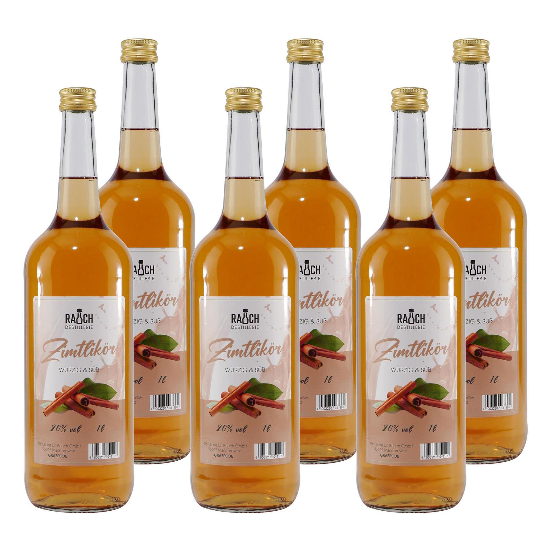 Rauch Zimtlikör (6 x 1,0L)