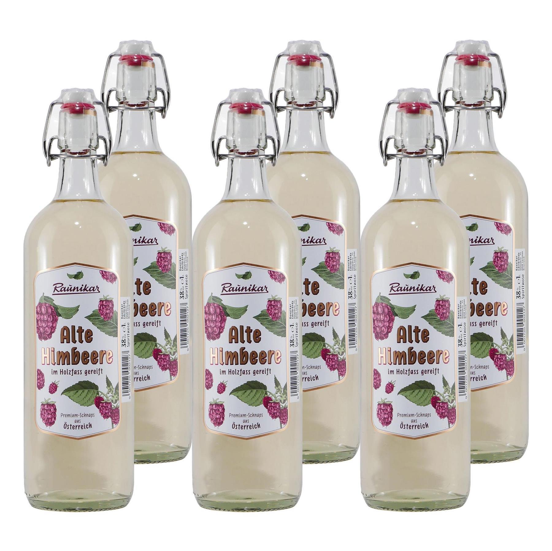 Raunikar Alte Himbeere Obstbrand (6 x 1,0L)