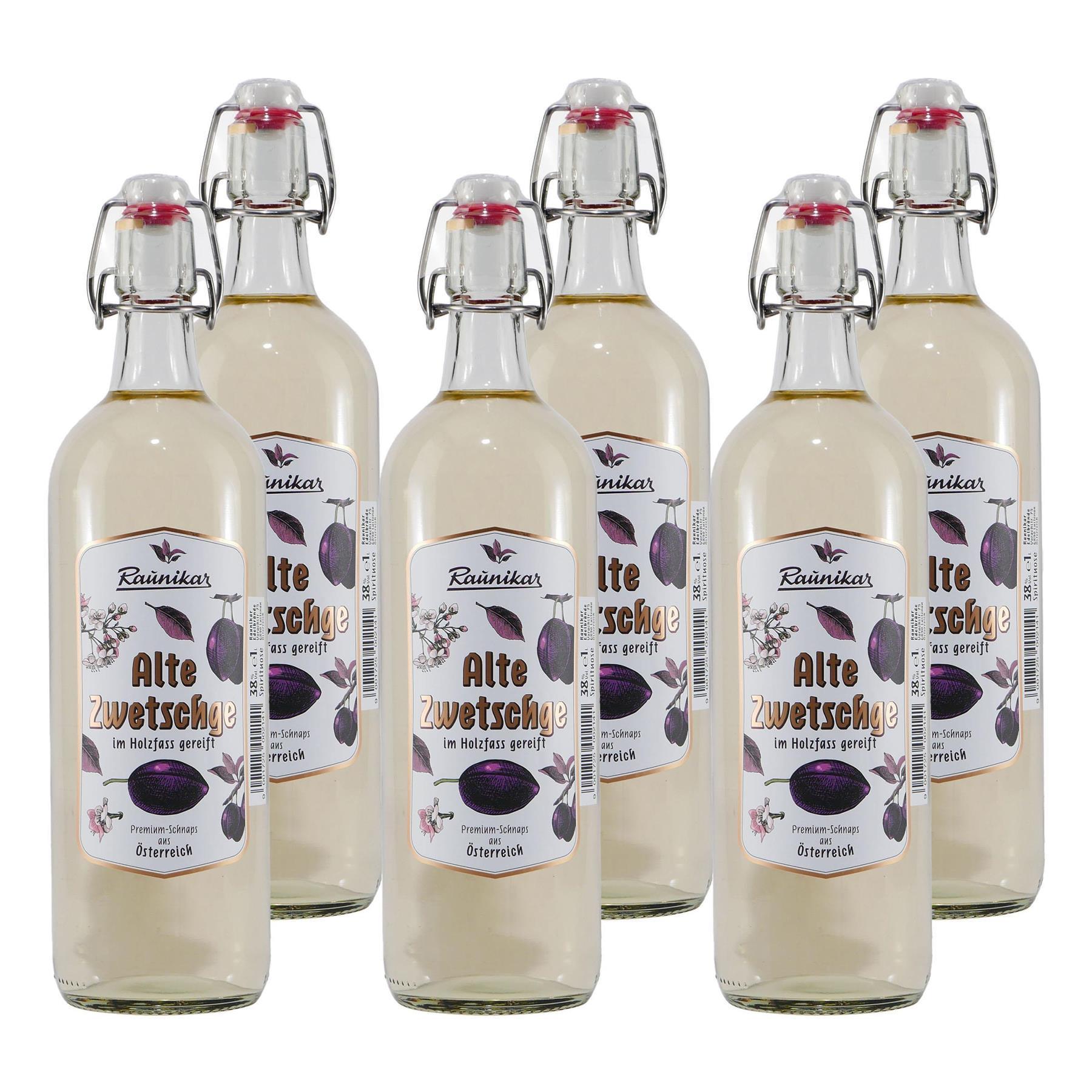 Raunikar Alte Zwetschge Obstbrand (6 x 1,0L)