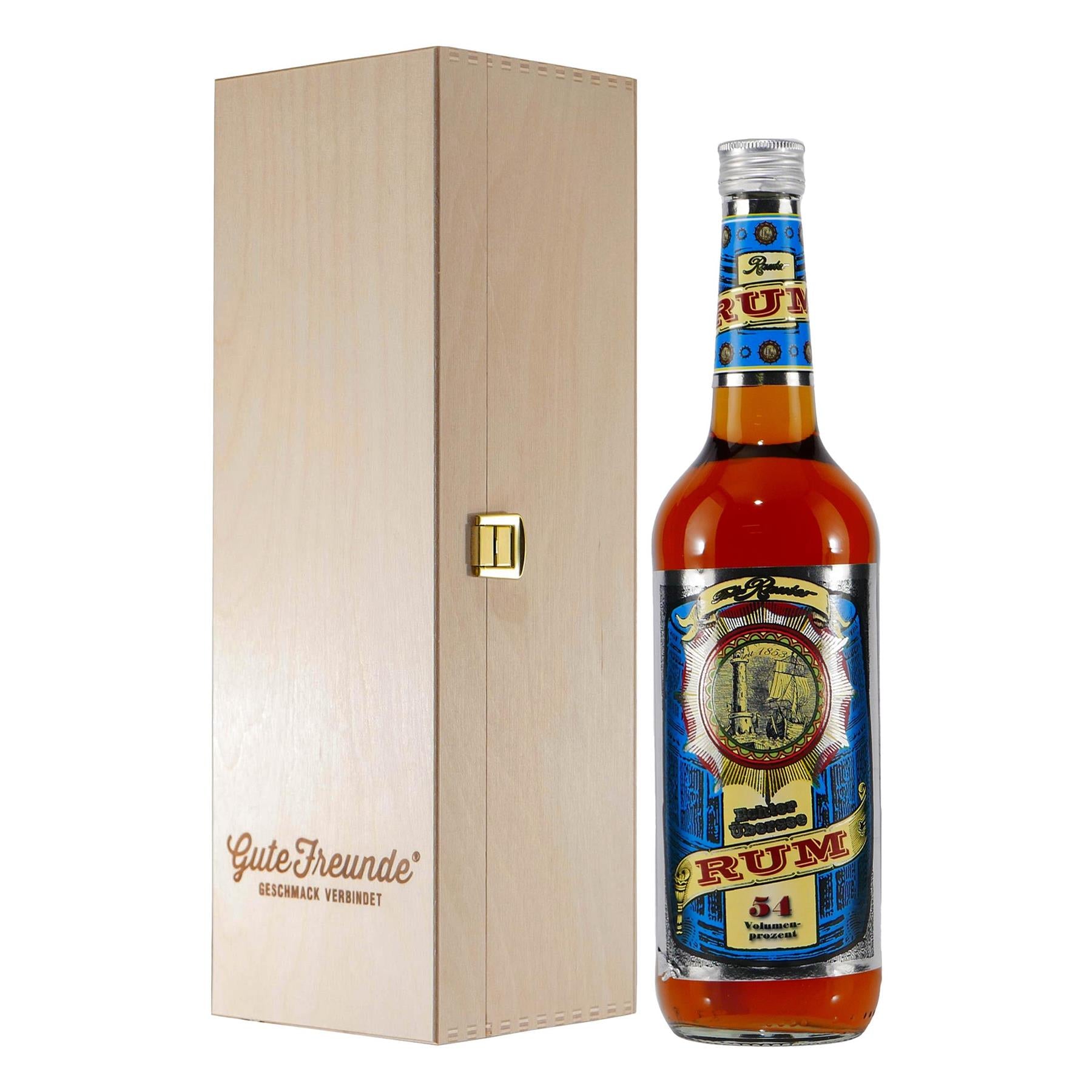 Rauter Echter Übersee Rum 54 mit Geschenk-HK