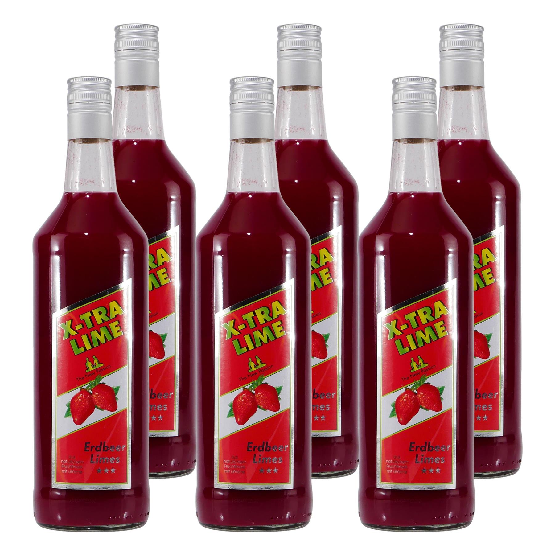 Rauter X-TRA Erdbeere-Limes (6 x 1,0L)