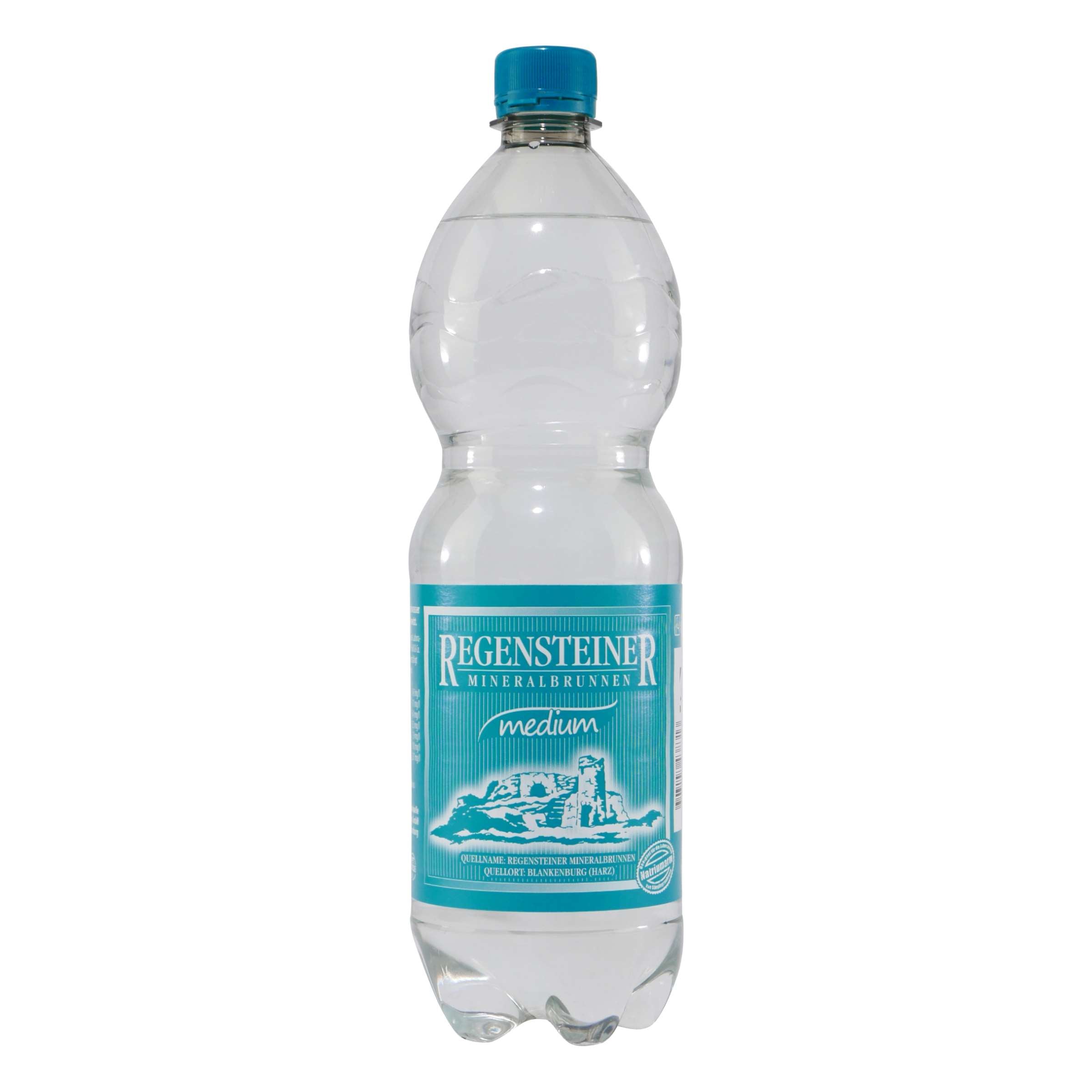 Regensteiner Mineralwasser -Medium- (12 x 1,0L)