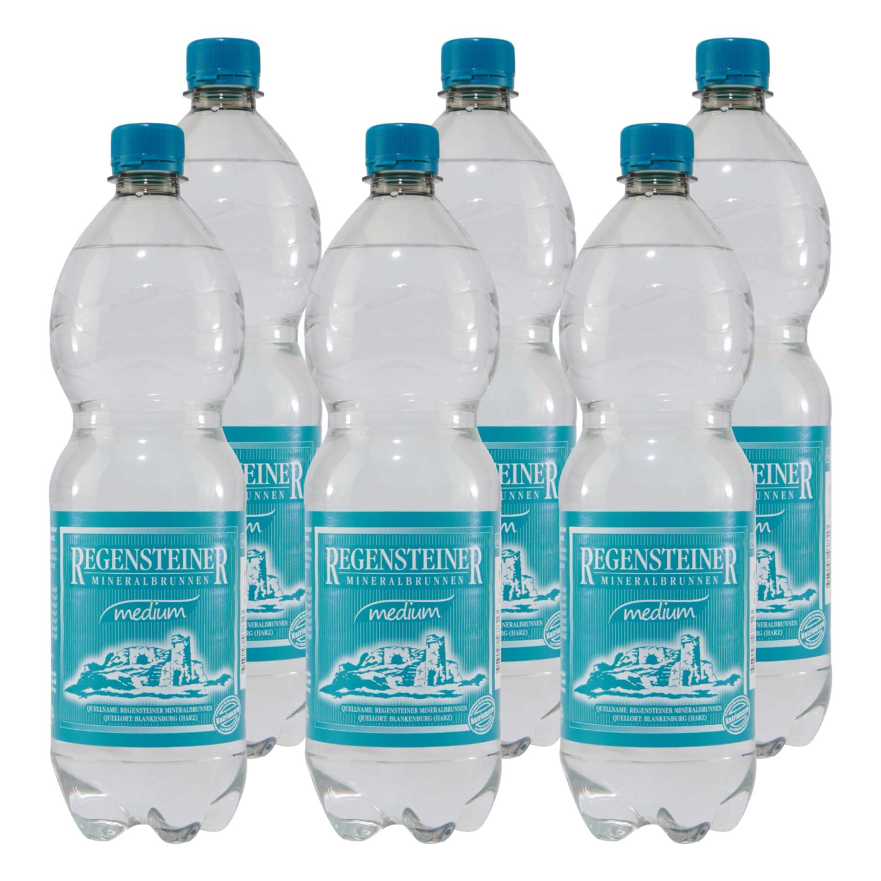 Regensteiner Mineralwasser -Medium- (12 x 1,0L)