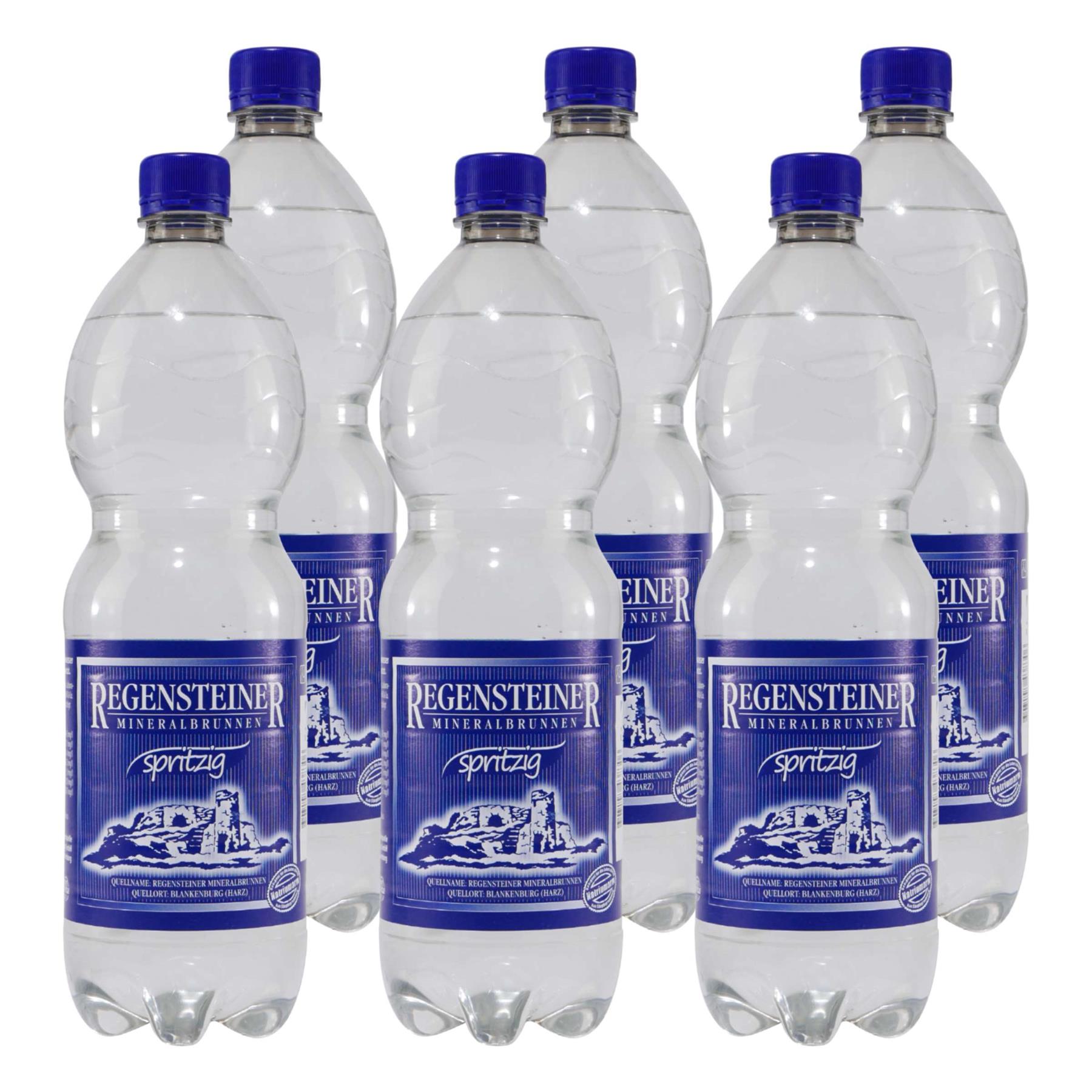 Regensteiner Mineralwasser -Spritzig- (12 x 1,0L)