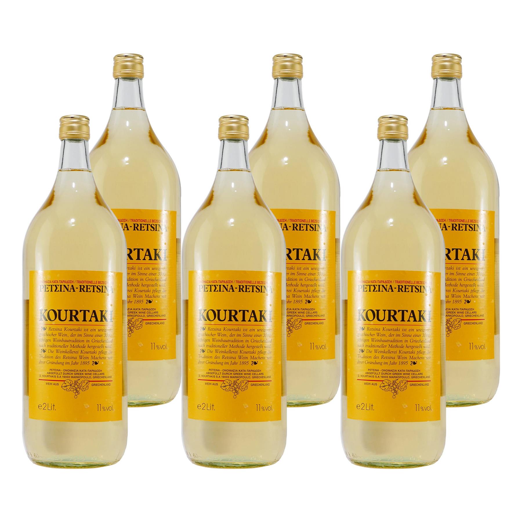 Retsina Kourtaki (6 x 2,0L)