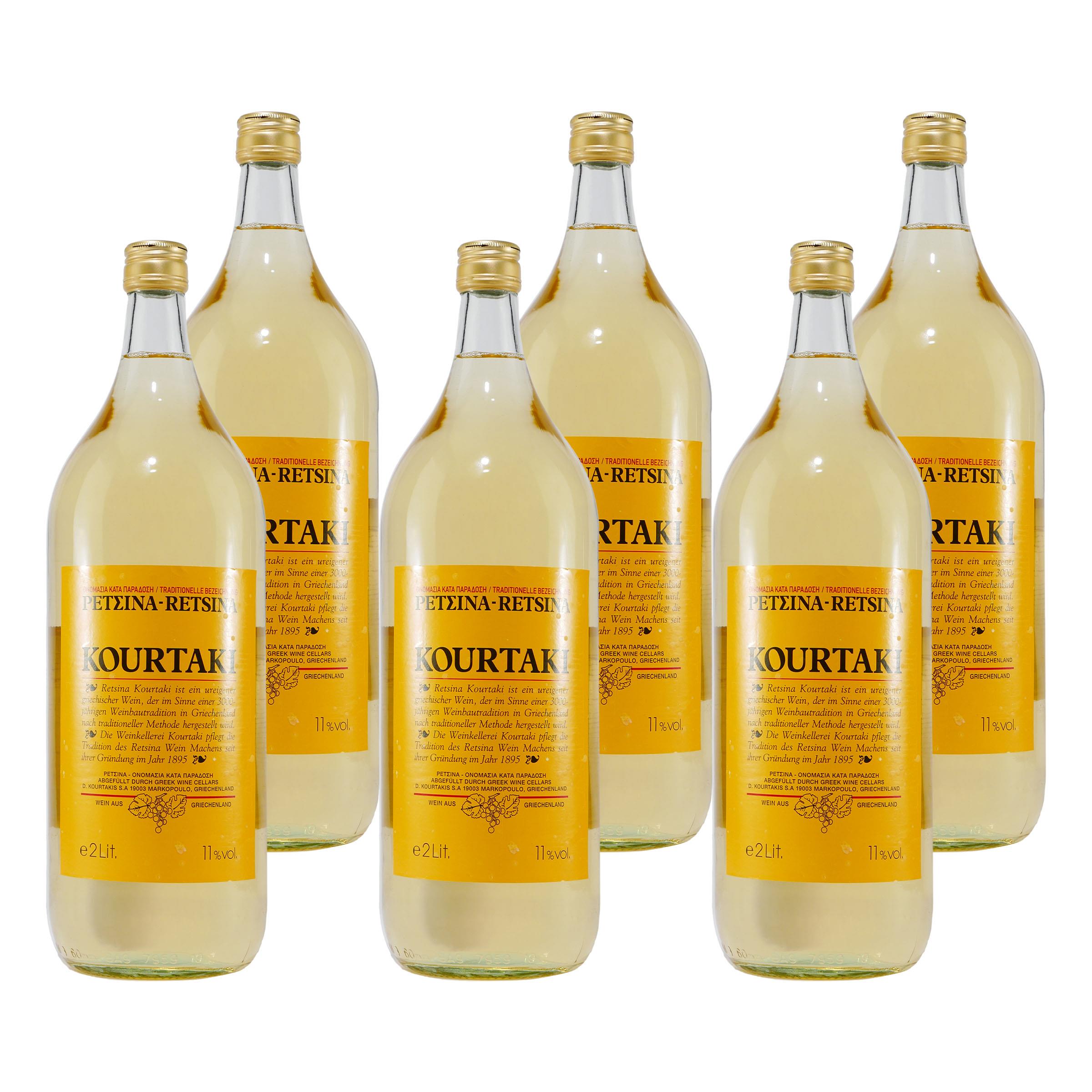 Retsina Kourtaki (6 x 2,0L)