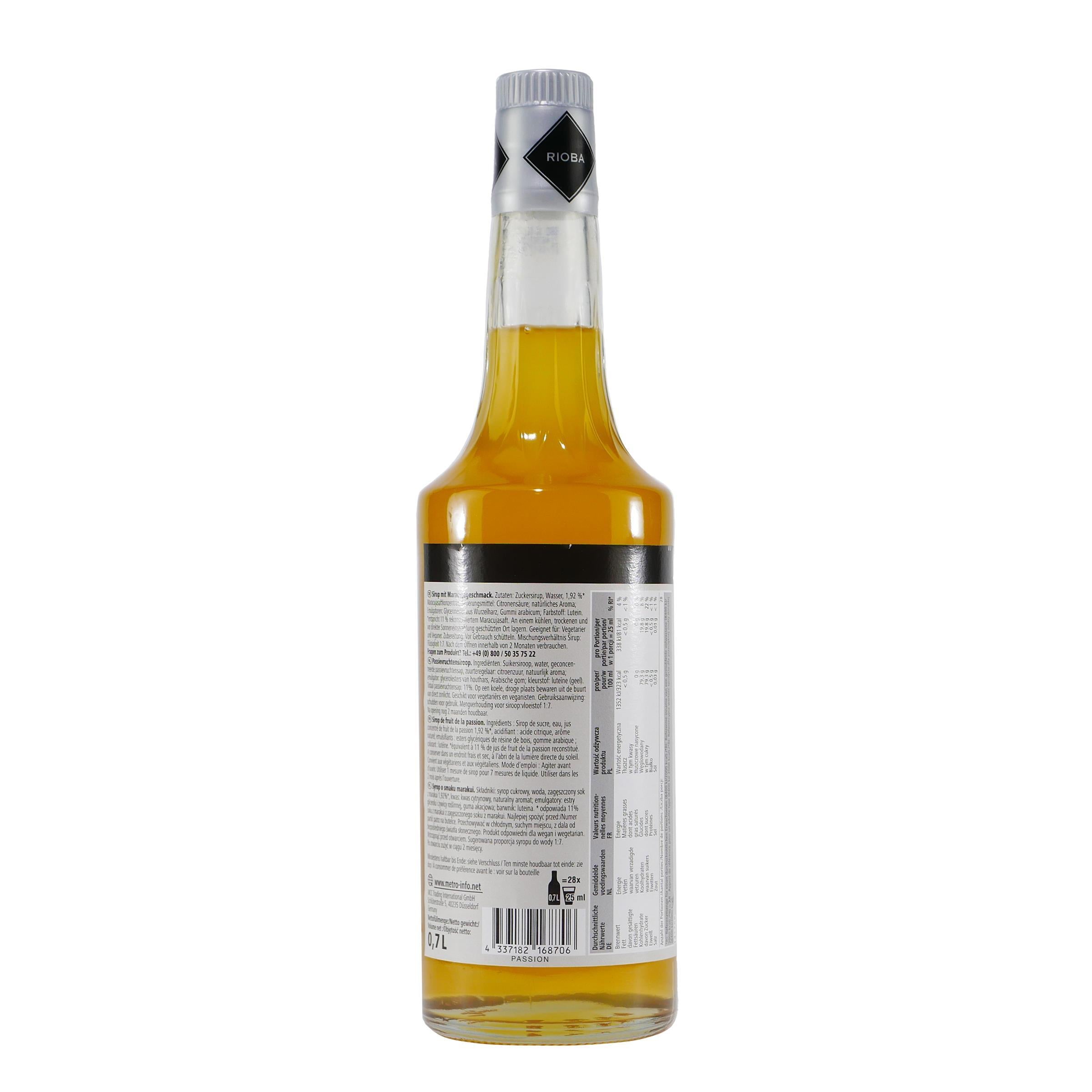 Rioba Passion Fruit Syrup