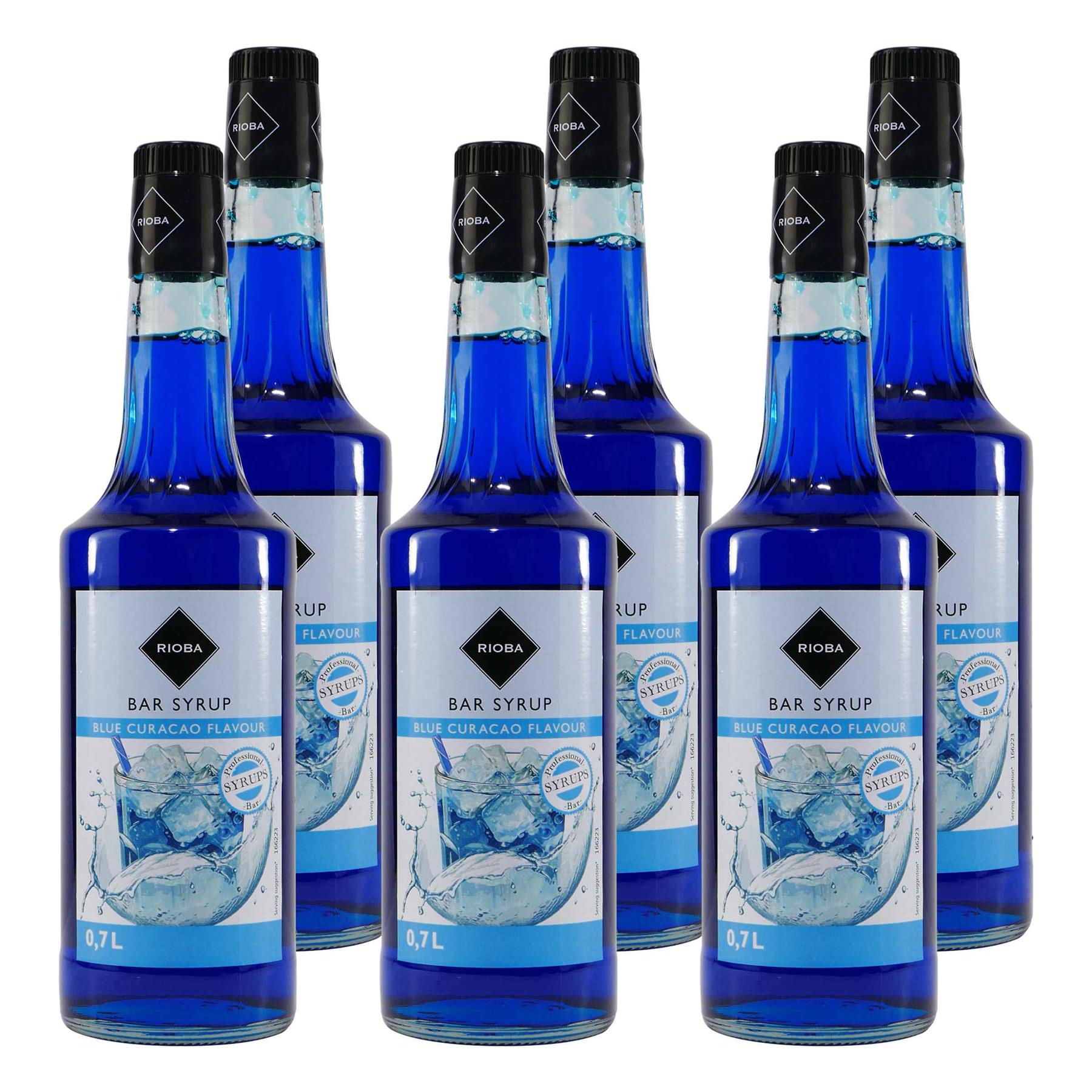 Rioba Blue Curacao Bar-Syrup (6 x 0,7L)