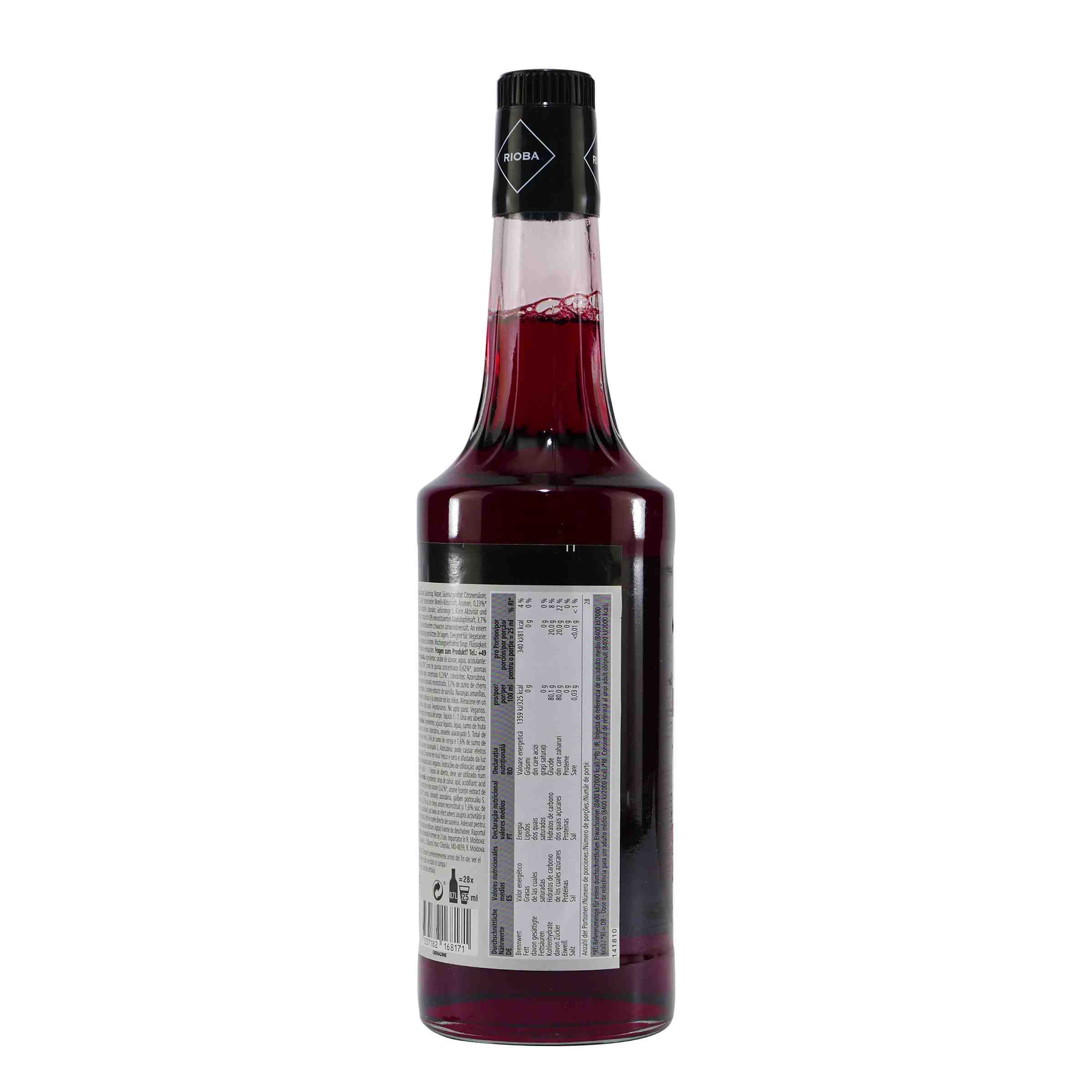 Rioba Grenadine (Granatapfel) Syrup (6 x 0,7L)